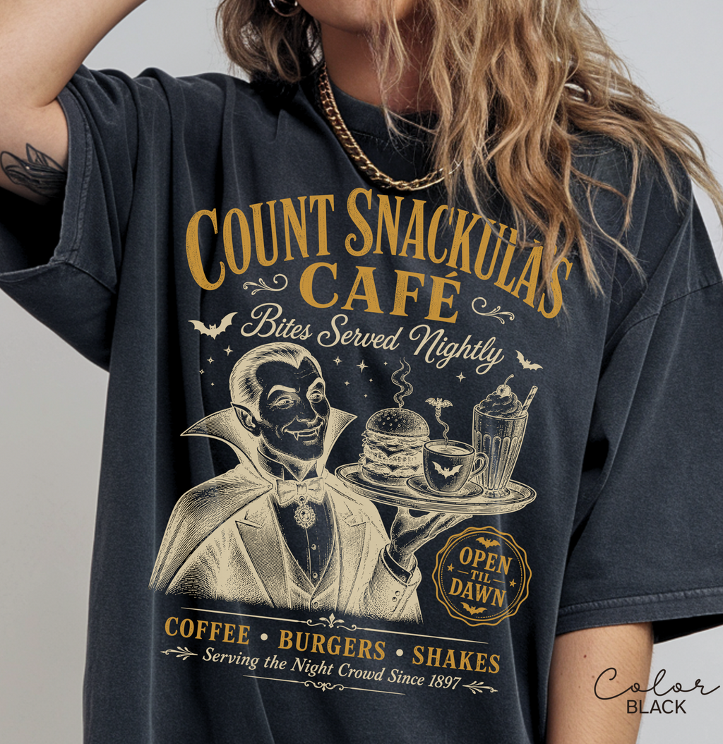 Retro Halloween Vampire Shirt