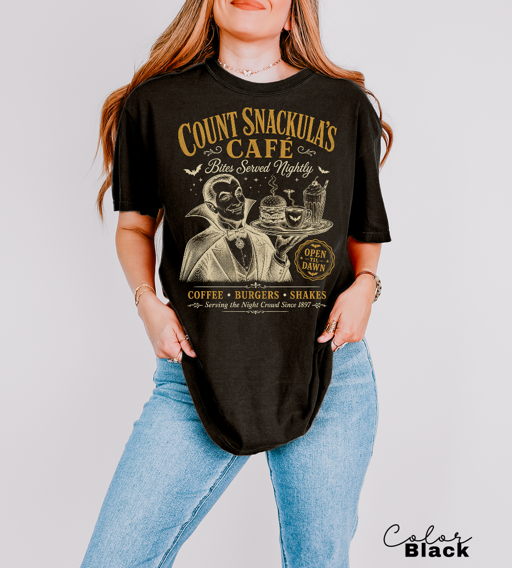 Retro Halloween Vampire Shirt