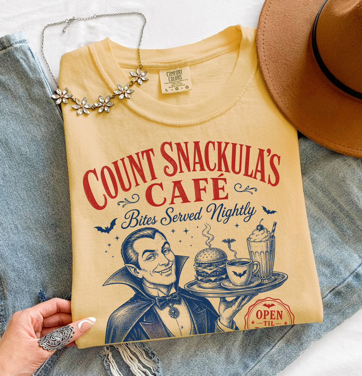 Retro Halloween Vampire Shirt