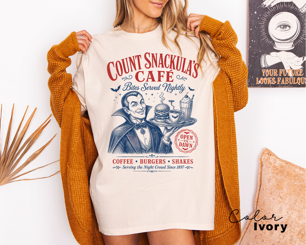 Retro Halloween Vampire Shirt