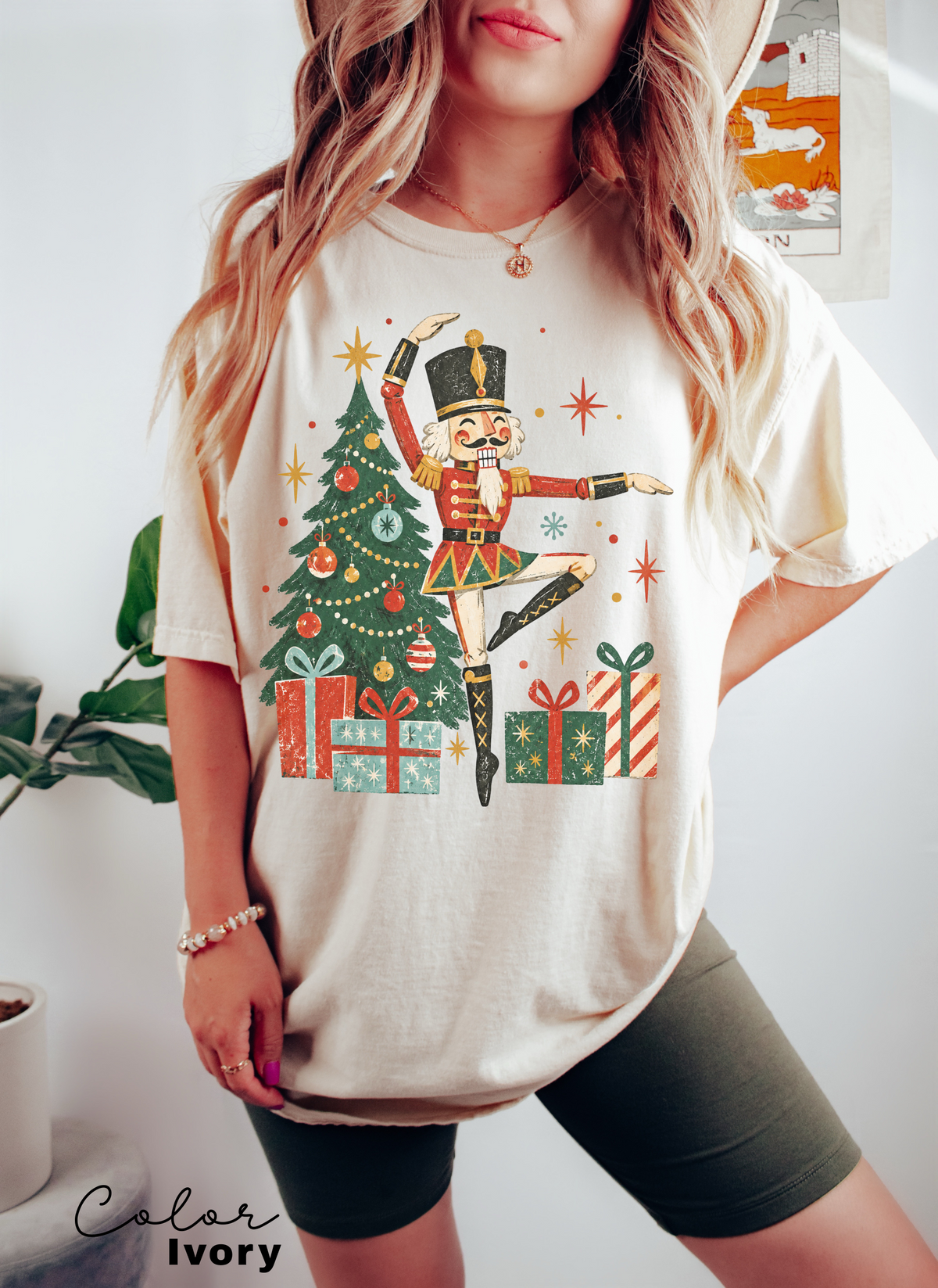 Nutcracker Dancing Shirt, Vintage Christmas Dancer Tee, Nutcracker Graphic Tee, Comfort Colors