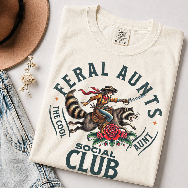 Feral Aunt Social Club T-Shirt