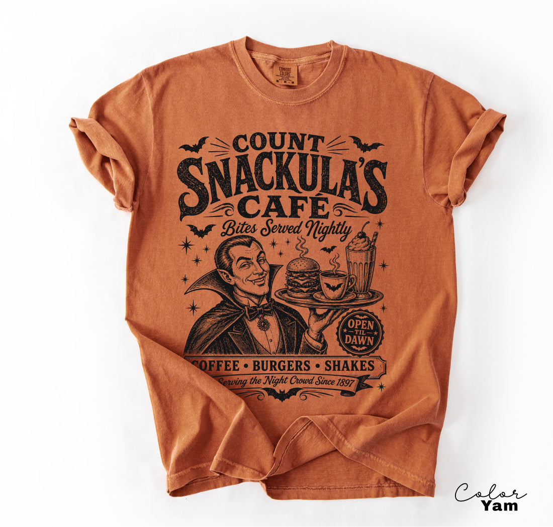 Retro Halloween Tee, Vampire Graphic Tee, Spooky Vintage Shirt