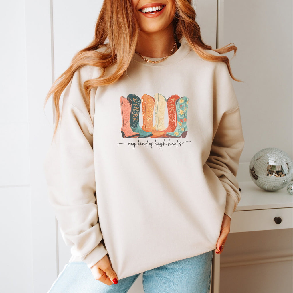 Funny Cowgirl Sweatshirt, Cute Cowboy Boots Shirt, Rodeo Sweatshirt, Country Concert, Western Shirt, Rodeo Shirt, Western, Girlfriend Gift