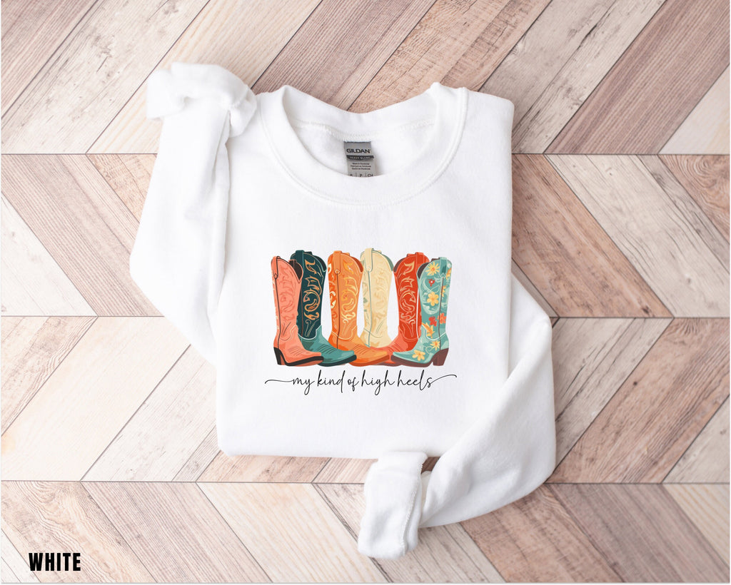 Funny Cowgirl Sweatshirt, Cute Cowboy Boots Shirt, Rodeo Sweatshirt, Country Concert, Western Shirt, Rodeo Shirt, Western, Girlfriend Gift