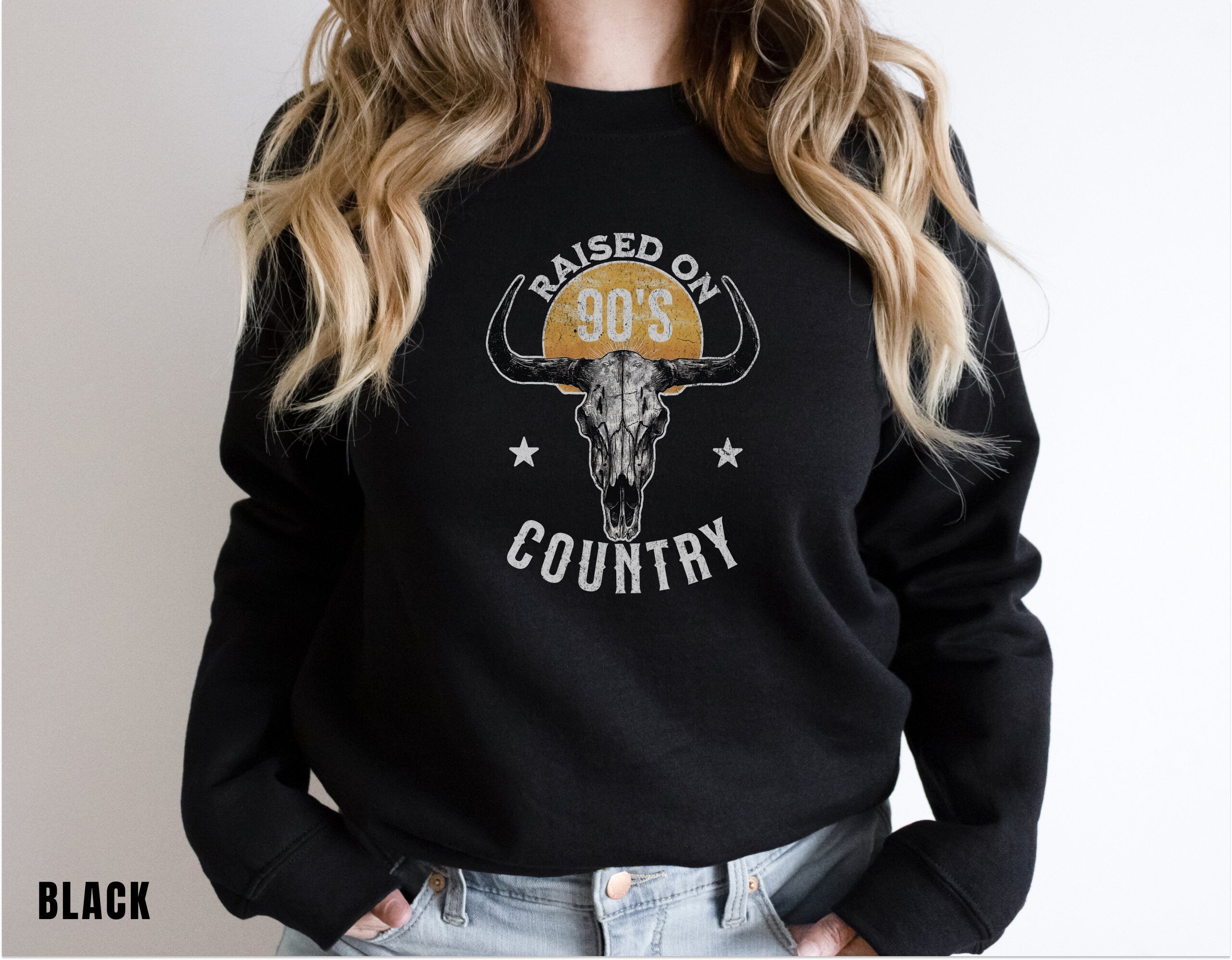 Raised on 90s Country Shirt, Retro 90's Country Shirt, Nashville Shirt, Country Music Lover Shirt, Country Concert Tee, Gift for Girlfriend