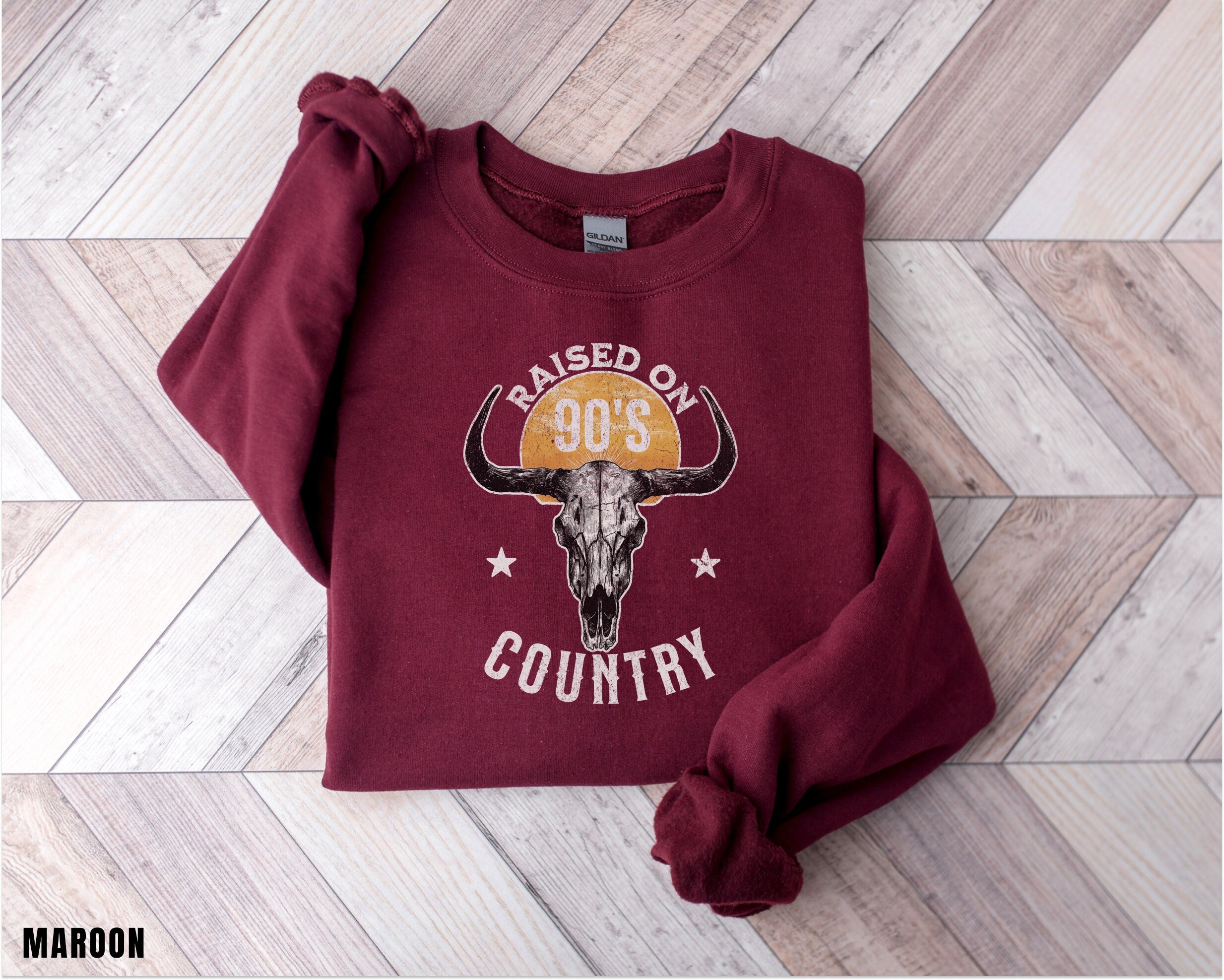 Raised on 90s Country Shirt, Retro 90's Country Shirt, Nashville Shirt, Country Music Lover Shirt, Country Concert Tee, Gift for Girlfriend