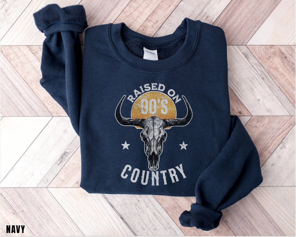 Raised on 90s Country Shirt, Retro 90's Country Shirt, Nashville Shirt, Country Music Lover Shirt, Country Concert Tee, Gift for Girlfriend