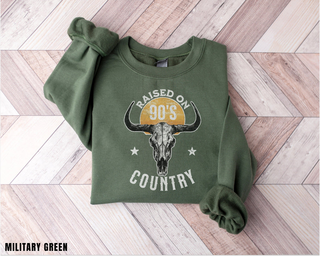 Raised on 90s Country Shirt, Retro 90's Country Shirt, Nashville Shirt, Country Music Lover Shirt, Country Concert Tee, Gift for Girlfriend