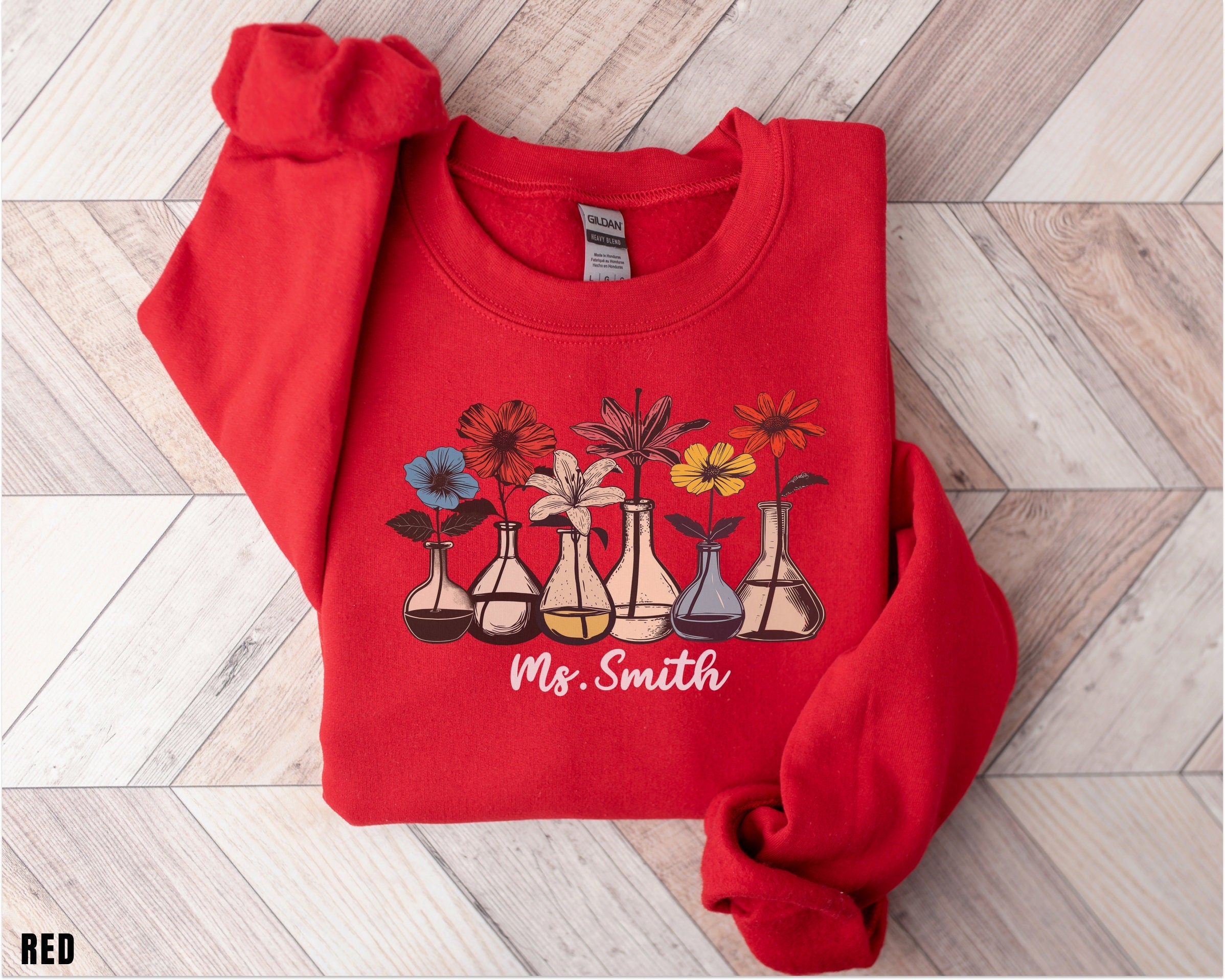 Custom Science Teacher Sweater, Science Shirt, Student Shirt, Cute Teacher Shirt, Gift For Teacher, Back To School Shirt, Chemist, Biology,