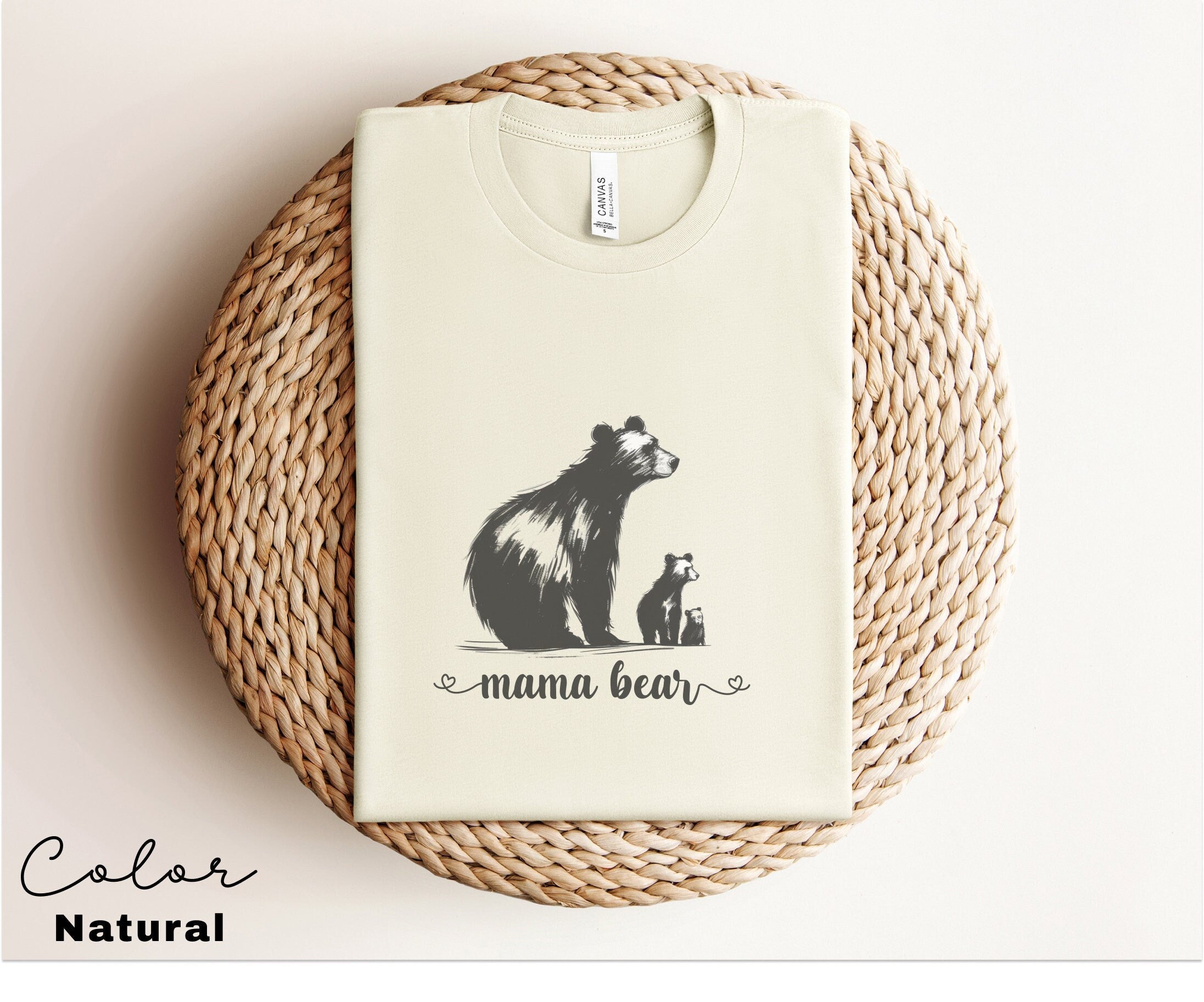 Mama Bear Mom Shirt, Cool Mothers Day Gift for Mom, New Mom Gift, Cute Mom Sweater, Baby Shower Gift, Mom Life Shirt, Bear with Cubs Shirt