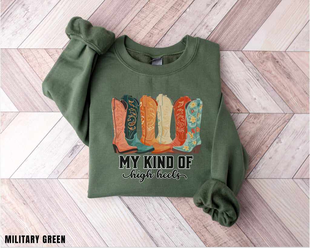 Funny Cowgirl Sweatshirt, Cute Cowboy Boots Shirt, Rodeo Sweatshirt, Country Concert, Western Shirt, Rodeo Shirt, Western, Girlfriend Gift