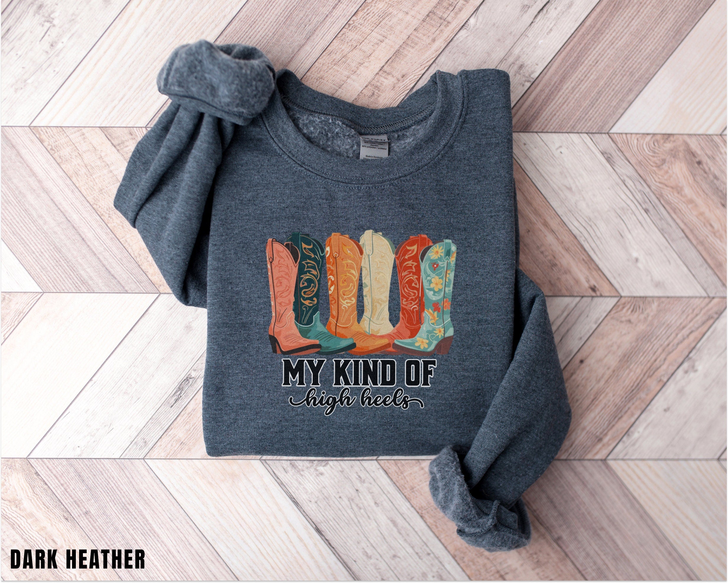 Funny Cowgirl Sweatshirt, Cute Cowboy Boots Shirt, Rodeo Sweatshirt, Country Concert, Western Shirt, Rodeo Shirt, Western, Girlfriend Gift