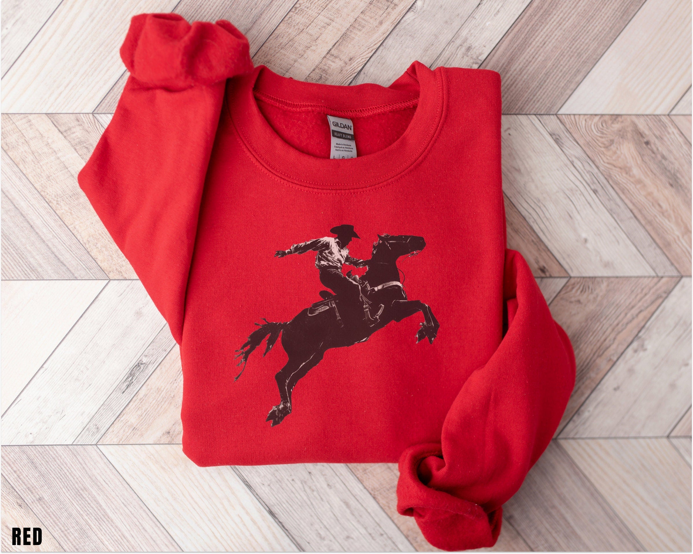Cowboys Western Sweatshirt, American Western Graphic Crewneck, Rodeo Gift Shirt, Country Sweatshirt, Western Hoodie, Cowgirl Sweater, Horse