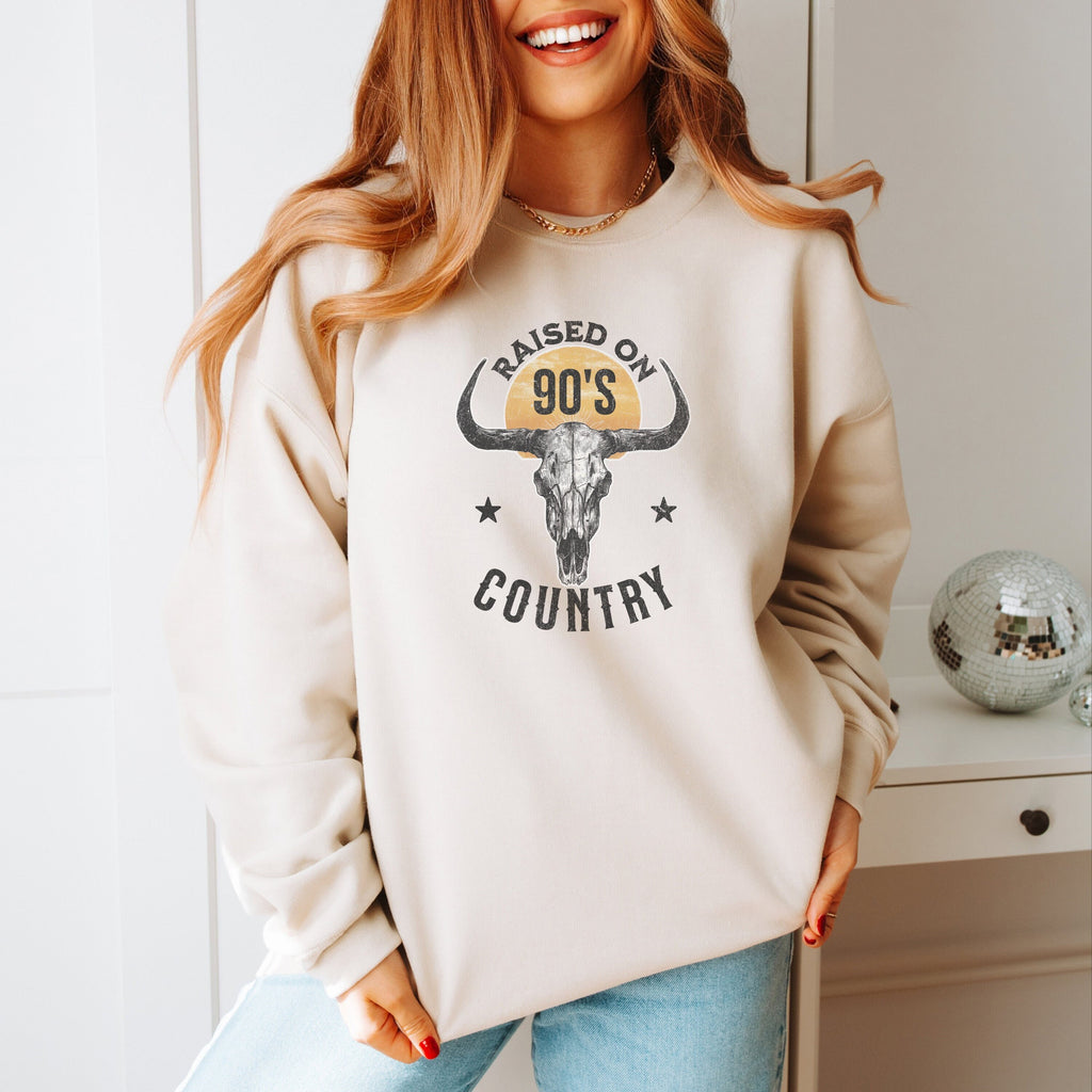 Raised on 90s Country Shirt, Retro 90's Country Shirt, Nashville Shirt, Country Music Lover Shirt, Country Concert Tee, Gift for Girlfriend