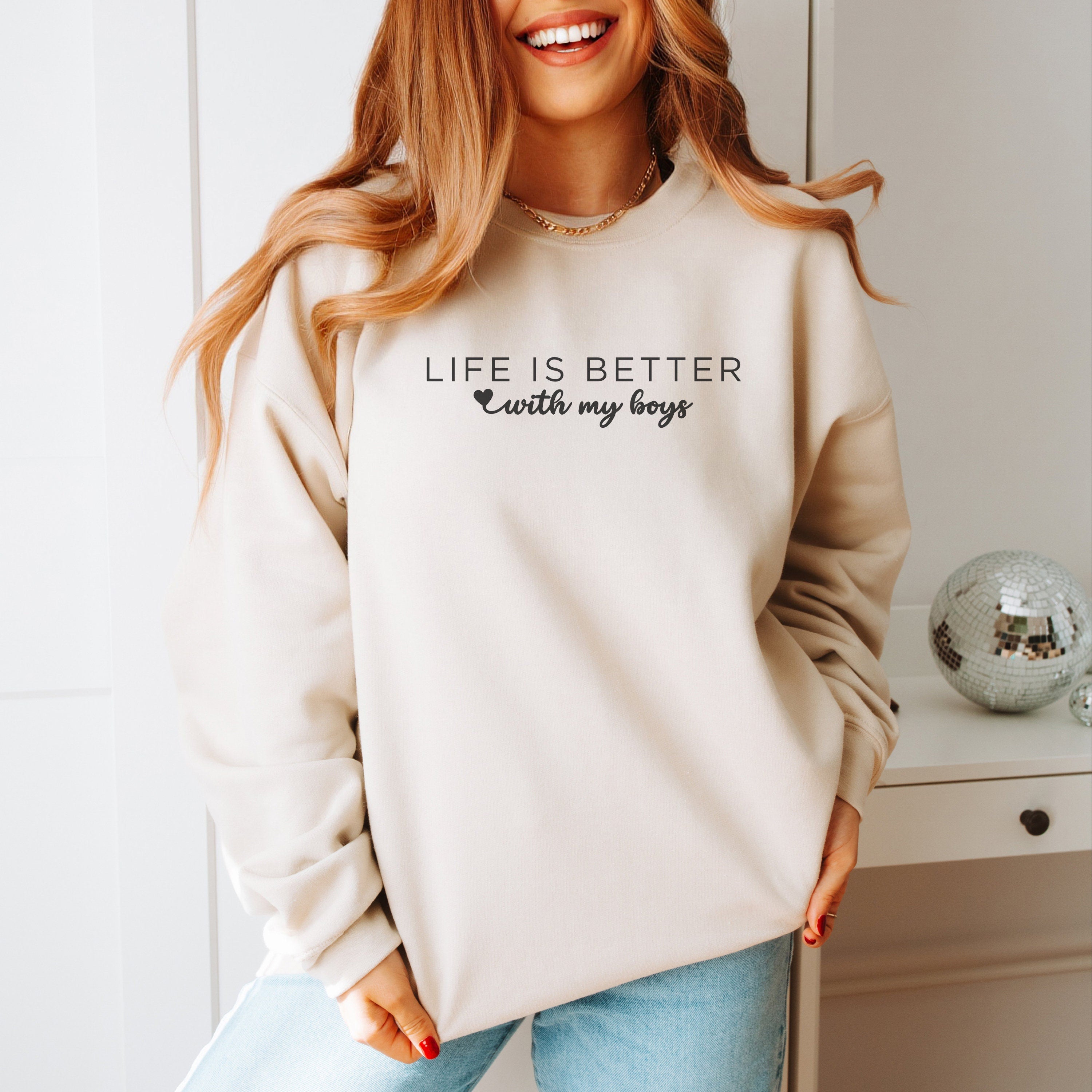 Boy Mom Sweatshirt, funny mom shirt, Mother gift, Gift for mom, funny mother sweatshirt, mom sweatshirt, funny mom gift, Funny Mom Shirt