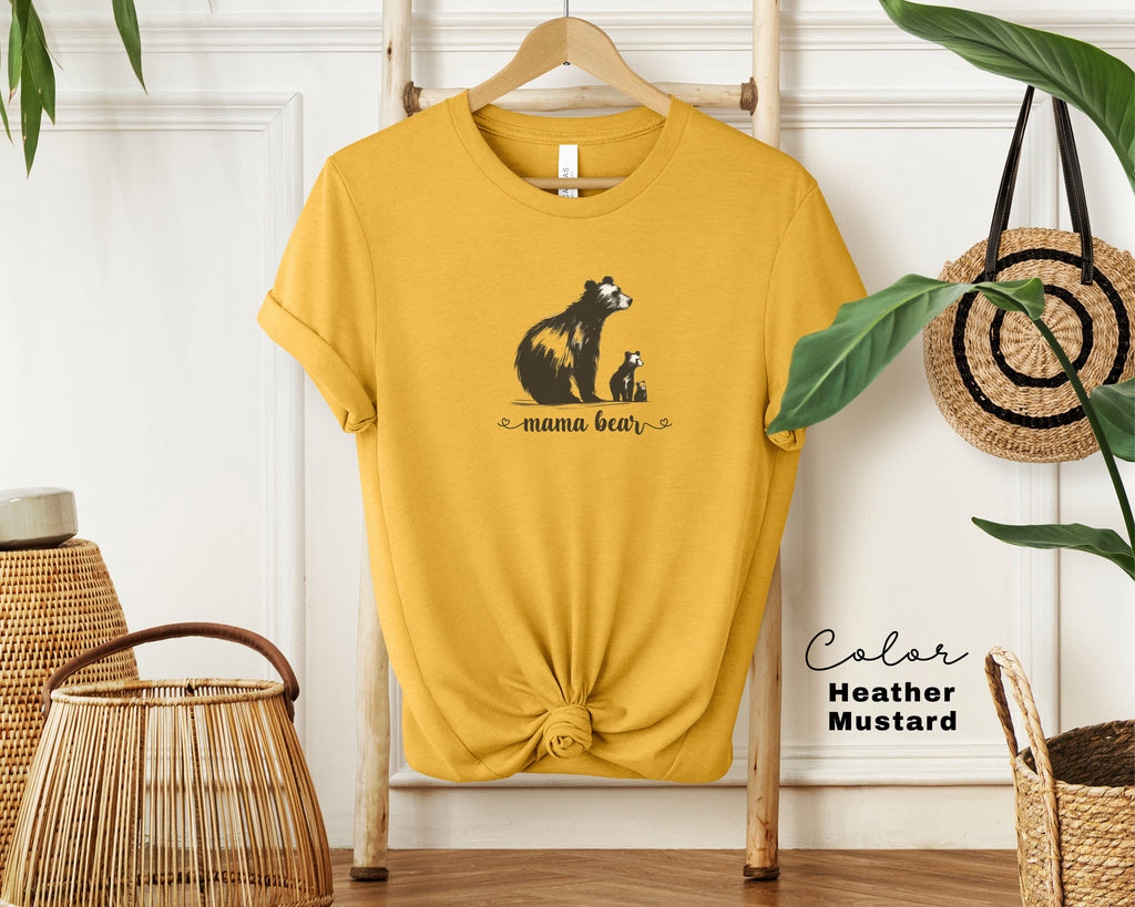Mama Bear Mom Shirt, Cool Mothers Day Gift for Mom, New Mom Gift, Cute Mom Sweater, Baby Shower Gift, Mom Life Shirt, Bear with Cubs Shirt
