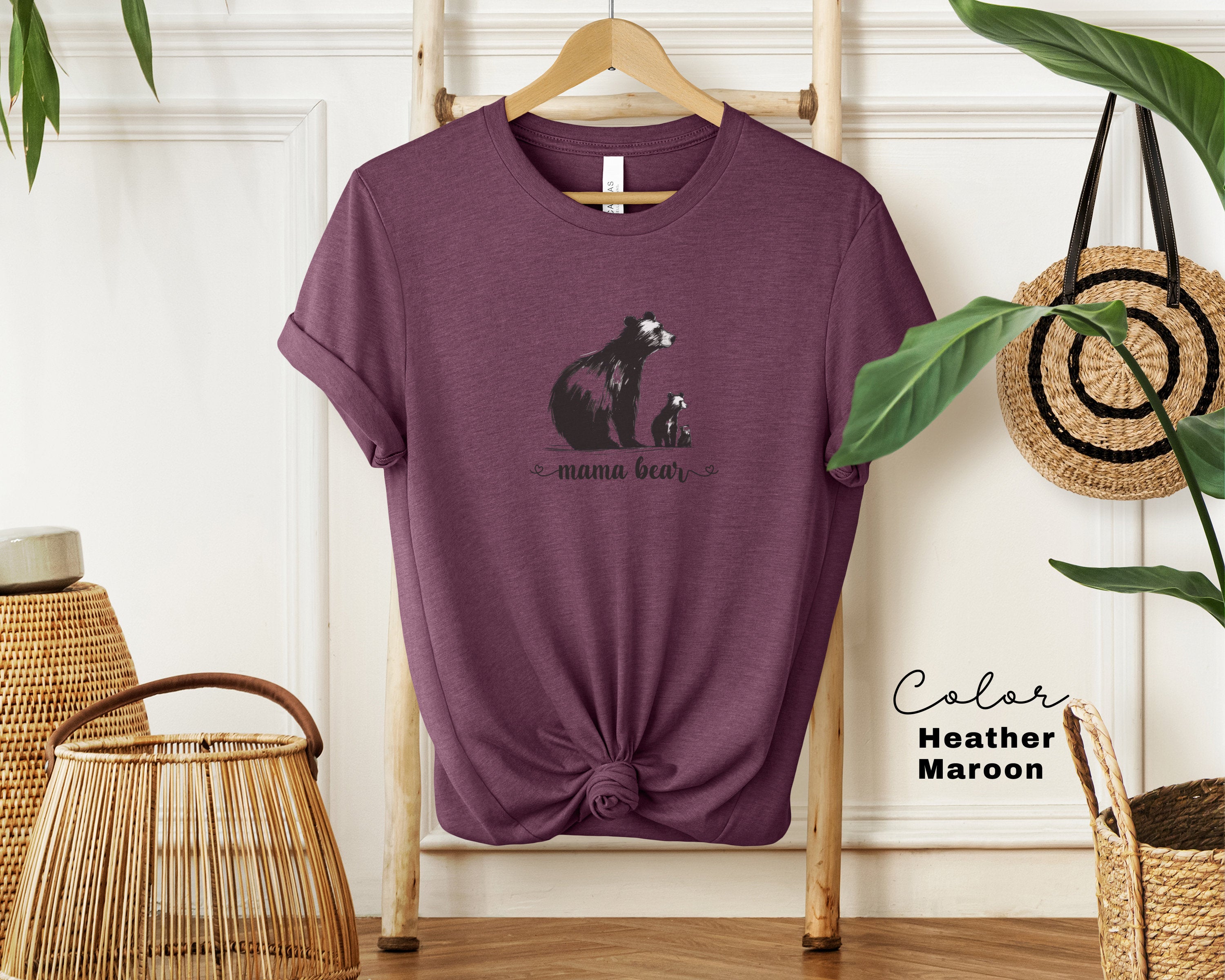 Mama Bear Mom Shirt, Cool Mothers Day Gift for Mom, New Mom Gift, Cute Mom Sweater, Baby Shower Gift, Mom Life Shirt, Bear with Cubs Shirt