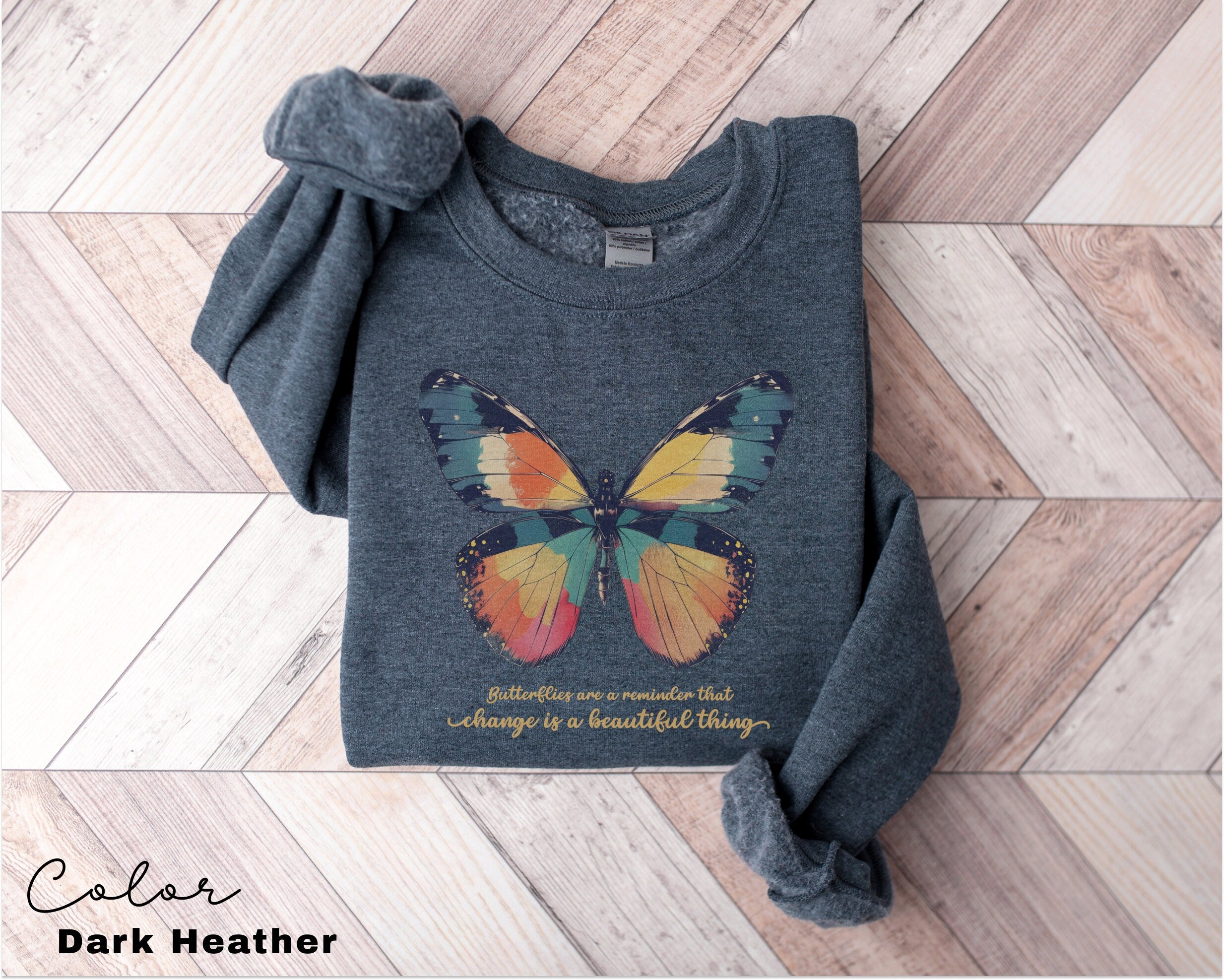 Cottagecore Butterfly Sweatshirt, Mental Health Matters, Terapist Sweatshirt, Be Kind to Your Mind Sweater, Awareness Shirt, Psychologist