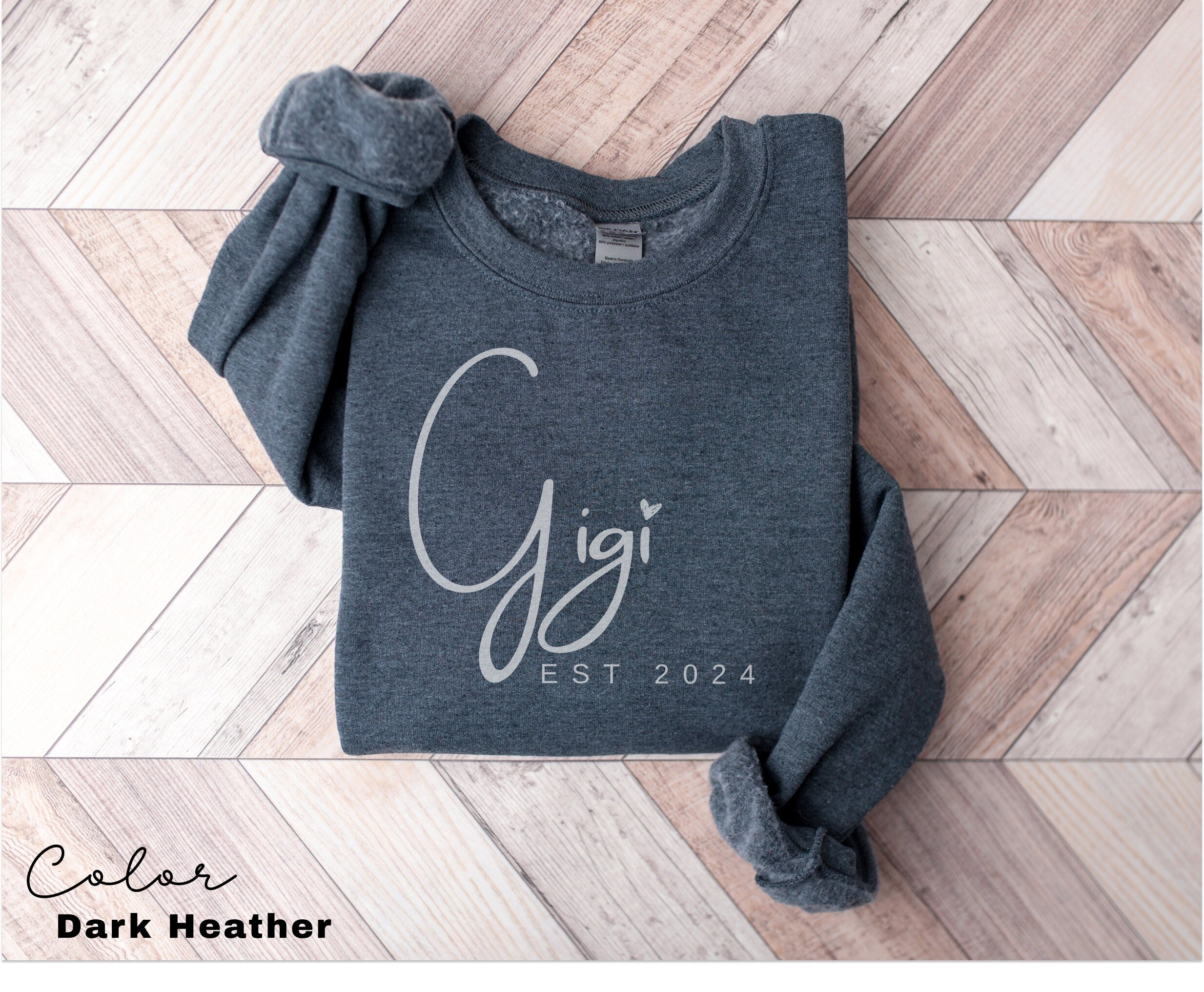 Personalized Gigi Sweatshirt, Gigi With Grandkids Names Hoodie, Gift For New Gigi, Custom sweatshirt, Gift for grandma, Grandmother Gift