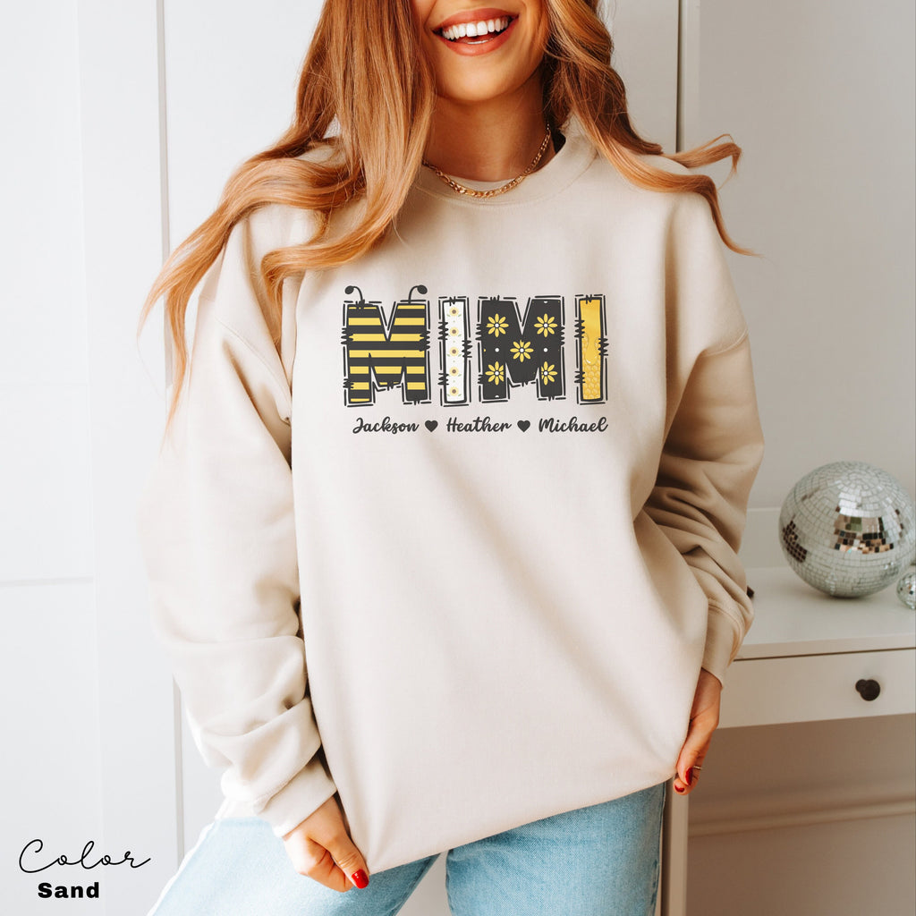 Custom Mimi Sweatshirt, Personalized Mimi Sweatshirt, Grandma-life, Mimi Shirt, Mother's Day Shirts, New Mom Sweater, Kids Names Sweatshirt