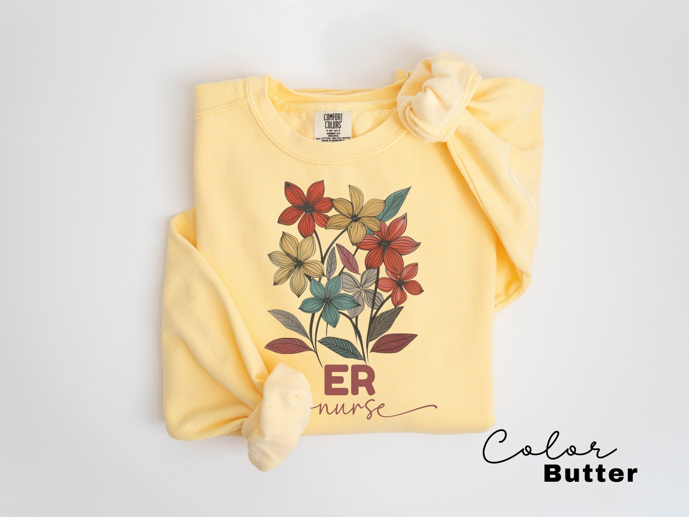 ER Nurse Sweatshirt, Comfort Colors Sweatshirt, Emergency Nurse Sweater, ER Nurse Crewneck Sweatshirt, ER Nurse Appreciation Gift,