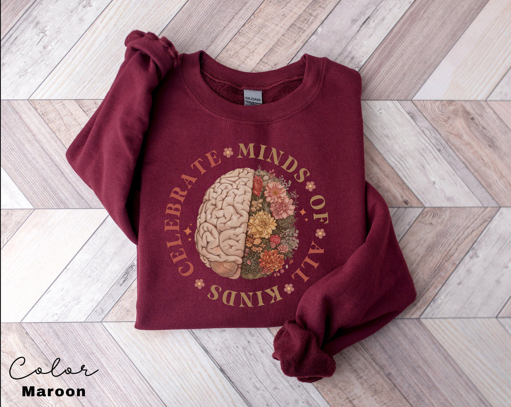 Celebrate Minds of All Kinds, Neurodiversity Shirt, ADHD Shirt, Autism Acceptance Gift for Special, Autism Awareness, Education Teacher
