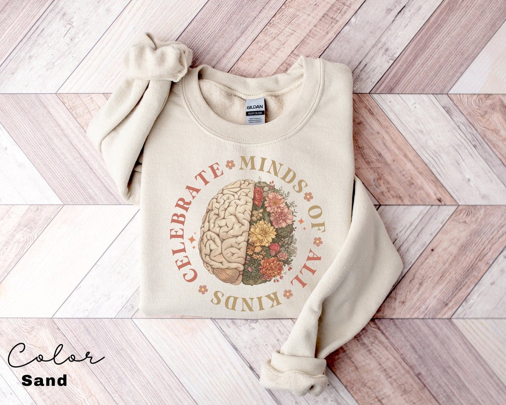 Celebrate Minds of All Kinds, Neurodiversity Shirt, ADHD Shirt, Autism Acceptance Gift for Special, Autism Awareness, Education Teacher
