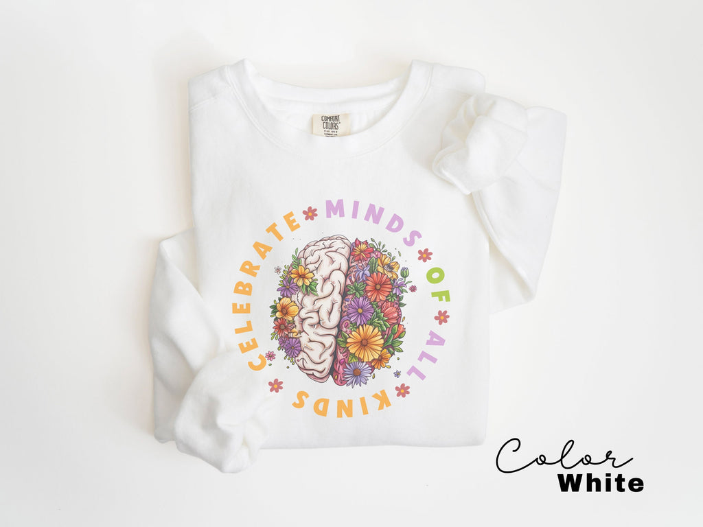 Celebrate Minds of All Kinds, Neurodiversity Shirt, Autism Awareness Shirt, ADHD Shirt, Autism Acceptance Gift for Special Education Teacher