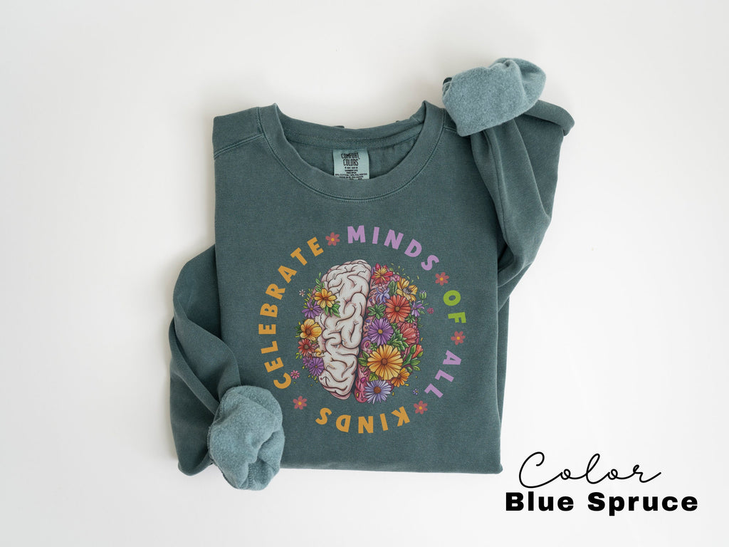 Celebrate Minds of All Kinds, Neurodiversity Shirt, Autism Awareness Shirt, ADHD Shirt, Autism Acceptance Gift for Special Education Teacher