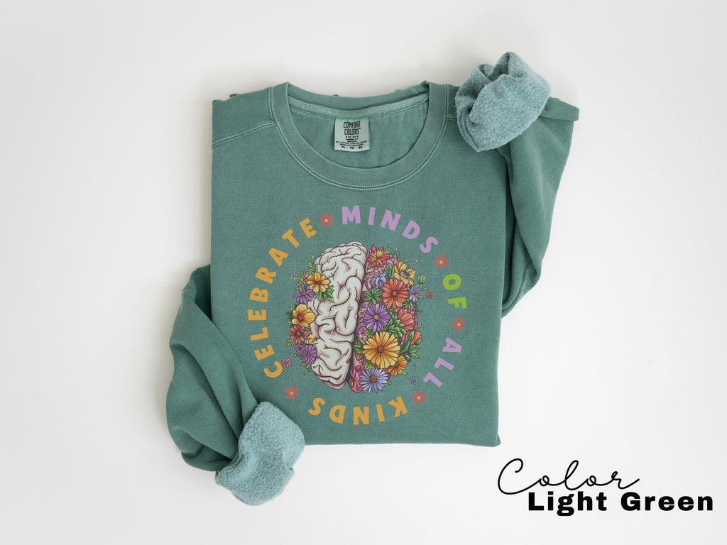 Celebrate Minds of All Kinds, Neurodiversity Shirt, Autism Awareness Shirt, ADHD Shirt, Autism Acceptance Gift for Special Education Teacher