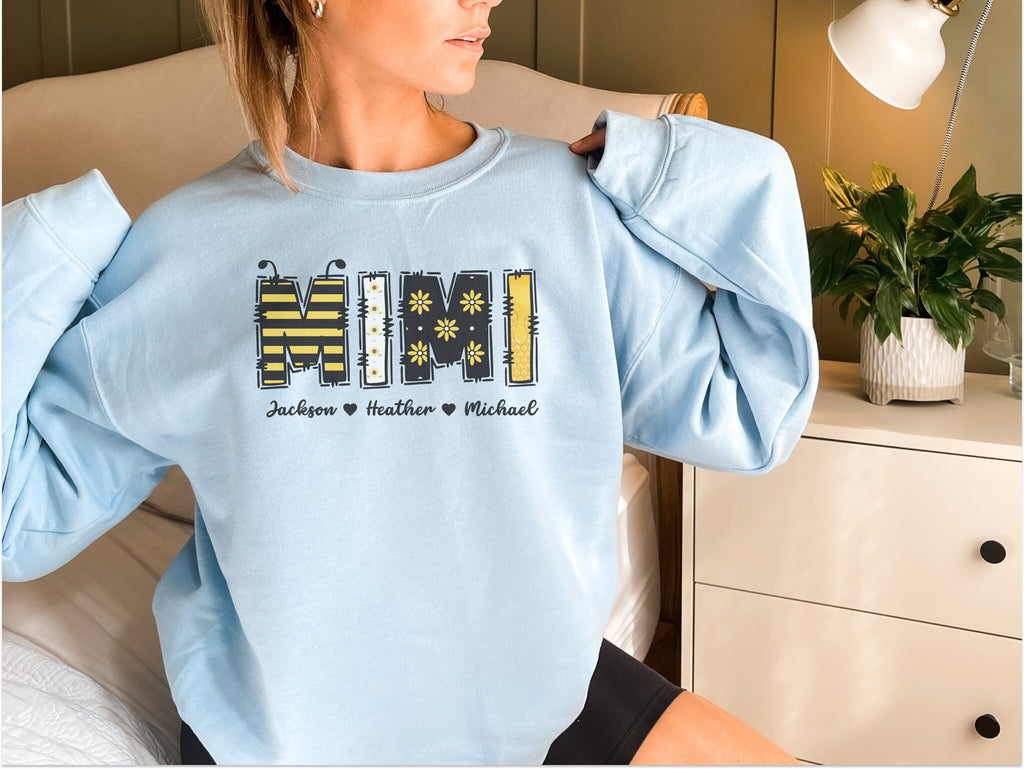 Custom Mimi Sweatshirt, Personalized Mimi Sweatshirt, Grandma-life, Mimi Shirt, Mother's Day Shirts, New Mom Sweater, Kids Names Sweatshirt