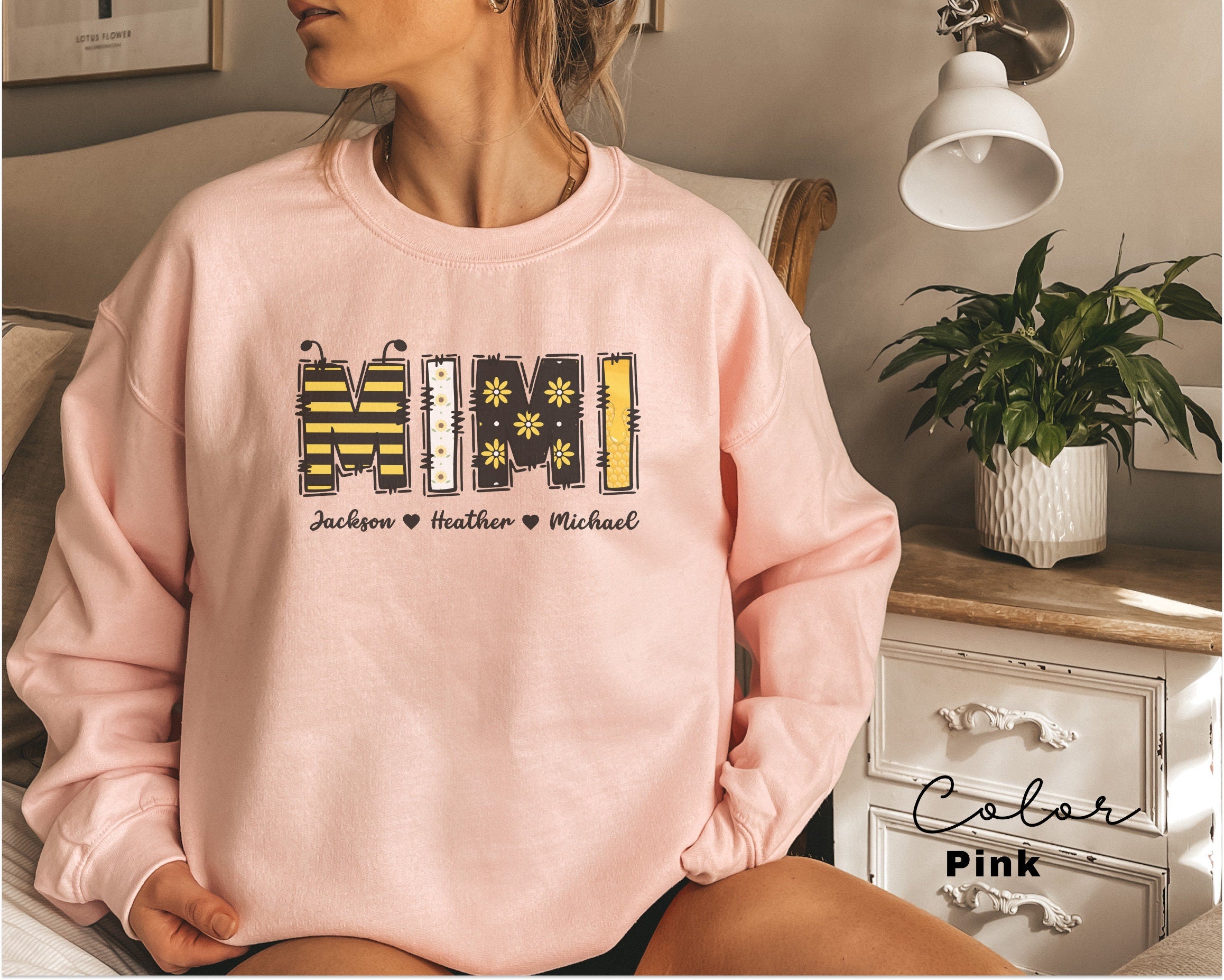 Custom Mimi Sweatshirt, Personalized Mimi Sweatshirt, Grandma-life, Mimi Shirt, Mother's Day Shirts, New Mom Sweater, Kids Names Sweatshirt
