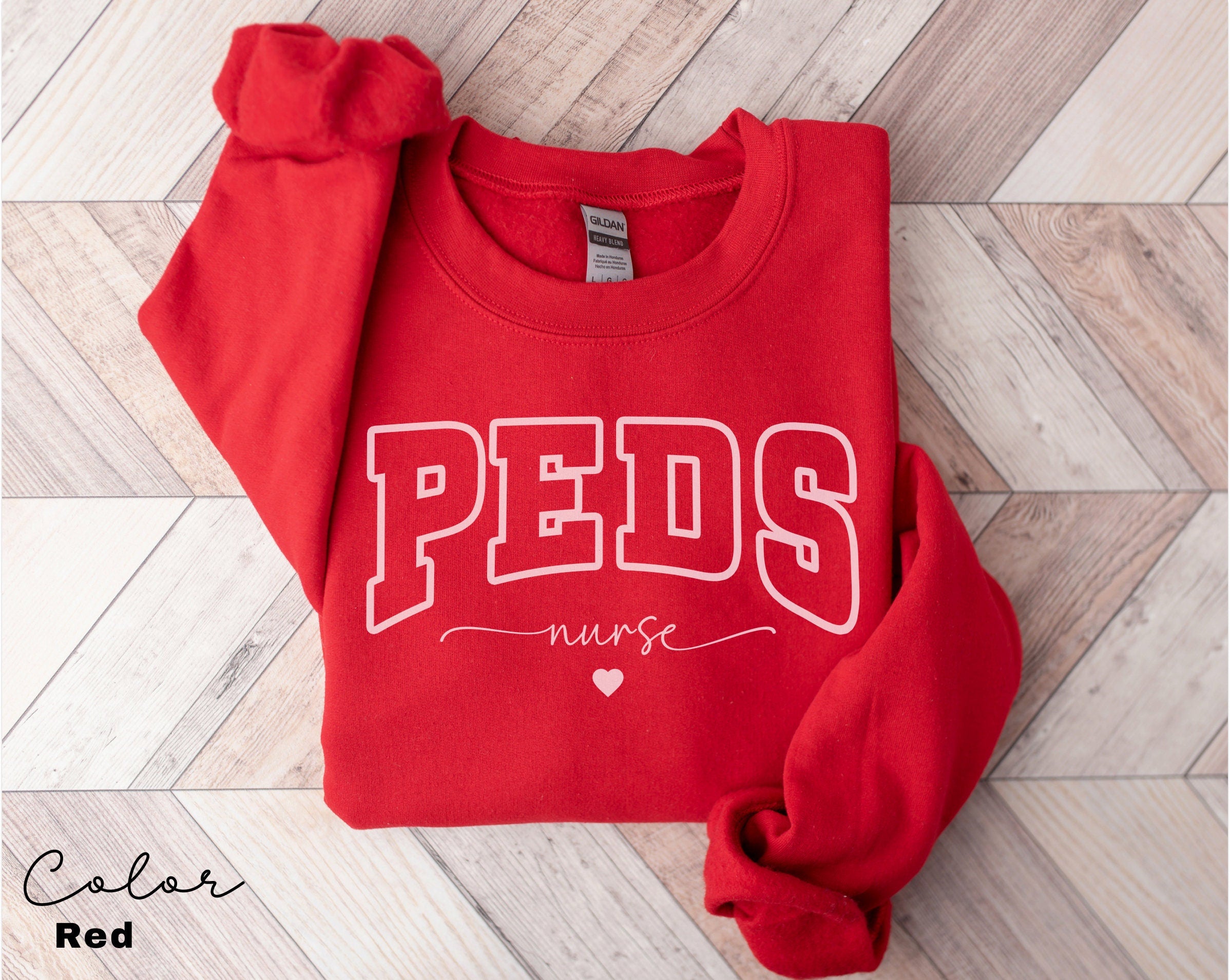Pediatric Nurse Sweatshirt, Peds Nurse Sweatshirts, Pediatric Sweater, Picu Nurse Sweaters, Pediatrics Nurse Shirt, Gifts For Nurses, RN