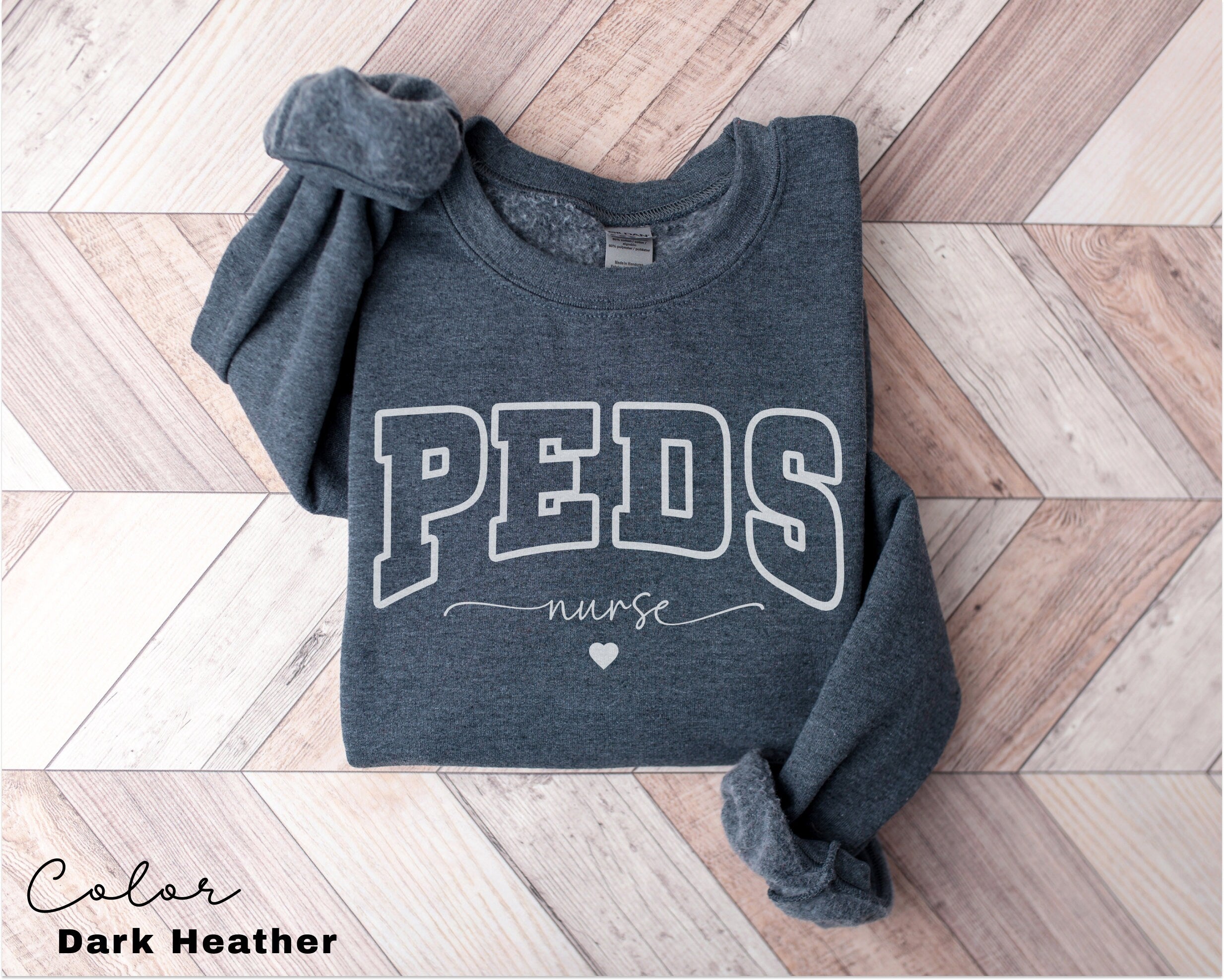 Pediatric Nurse Sweatshirt, Peds Nurse Sweatshirts, Pediatric Sweater, Picu Nurse Sweaters, Pediatrics Nurse Shirt, Gifts For Nurses, RN