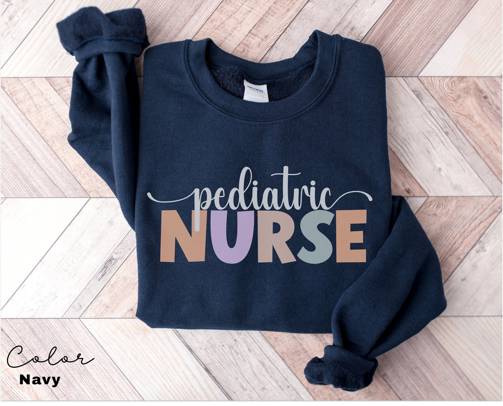 Pediatric Nurse Sweatshirt and Hoodie, PEDS Nurse Sweatshirt, PEDS Crewneck, Pediatrics Nurse RN Grad Sweater, Nursing Sweatshirt, Ped Nurse