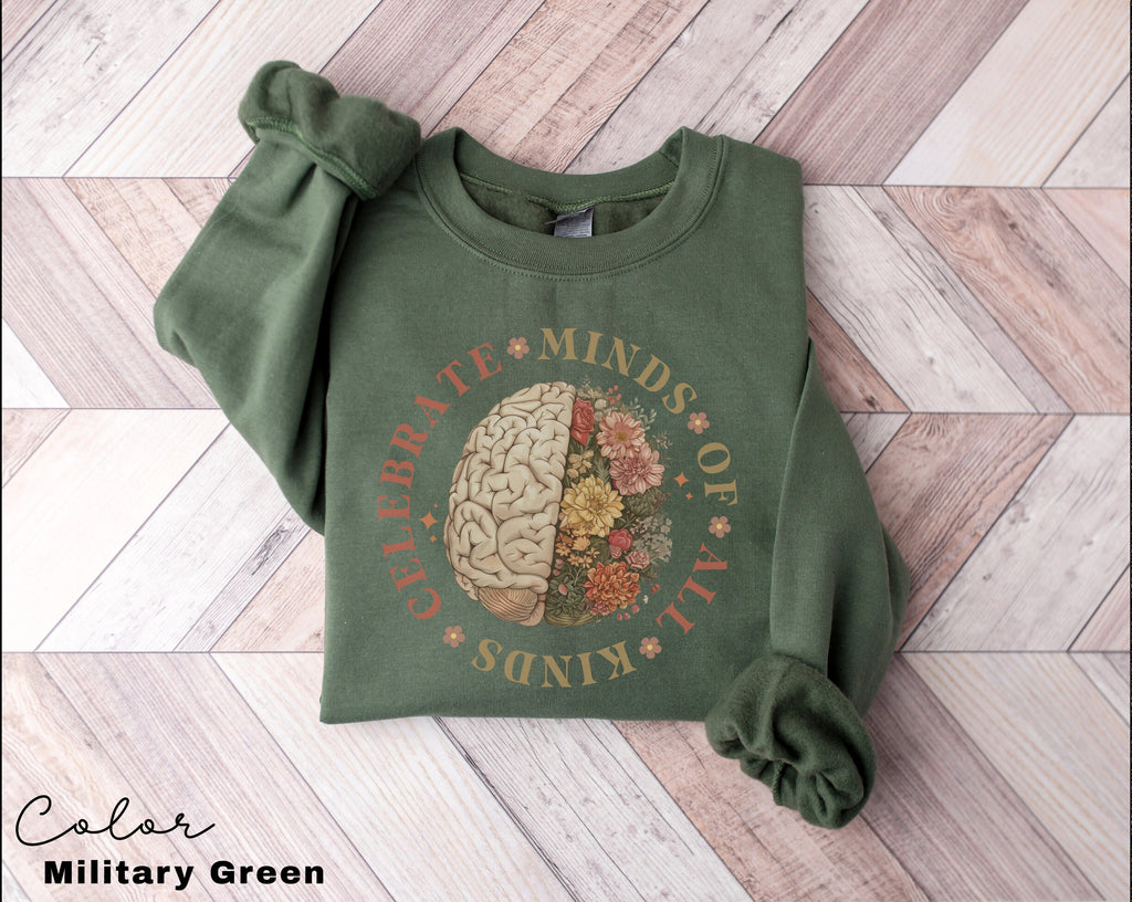 Celebrate Minds of All Kinds, Neurodiversity Shirt, ADHD Shirt, Autism Acceptance Gift for Special, Autism Awareness, Education Teacher