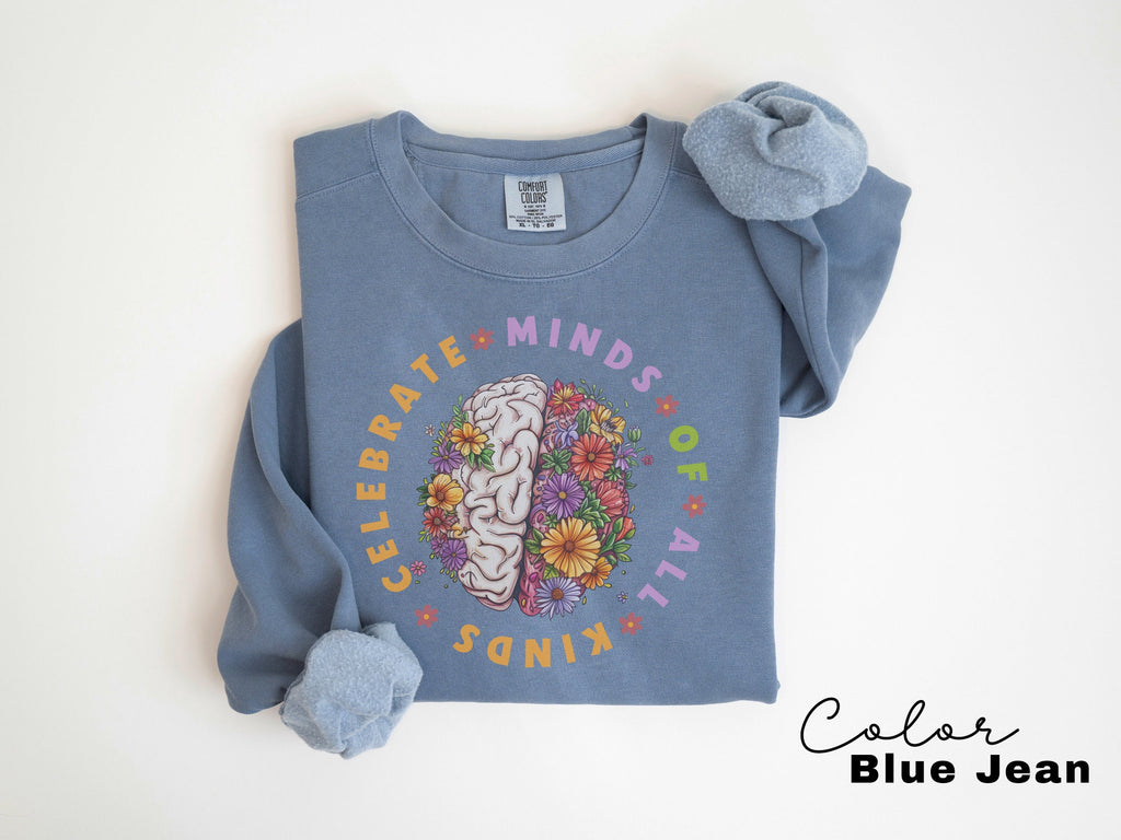Celebrate Minds of All Kinds, Neurodiversity Shirt, Autism Awareness Shirt, ADHD Shirt, Autism Acceptance Gift for Special Education Teacher