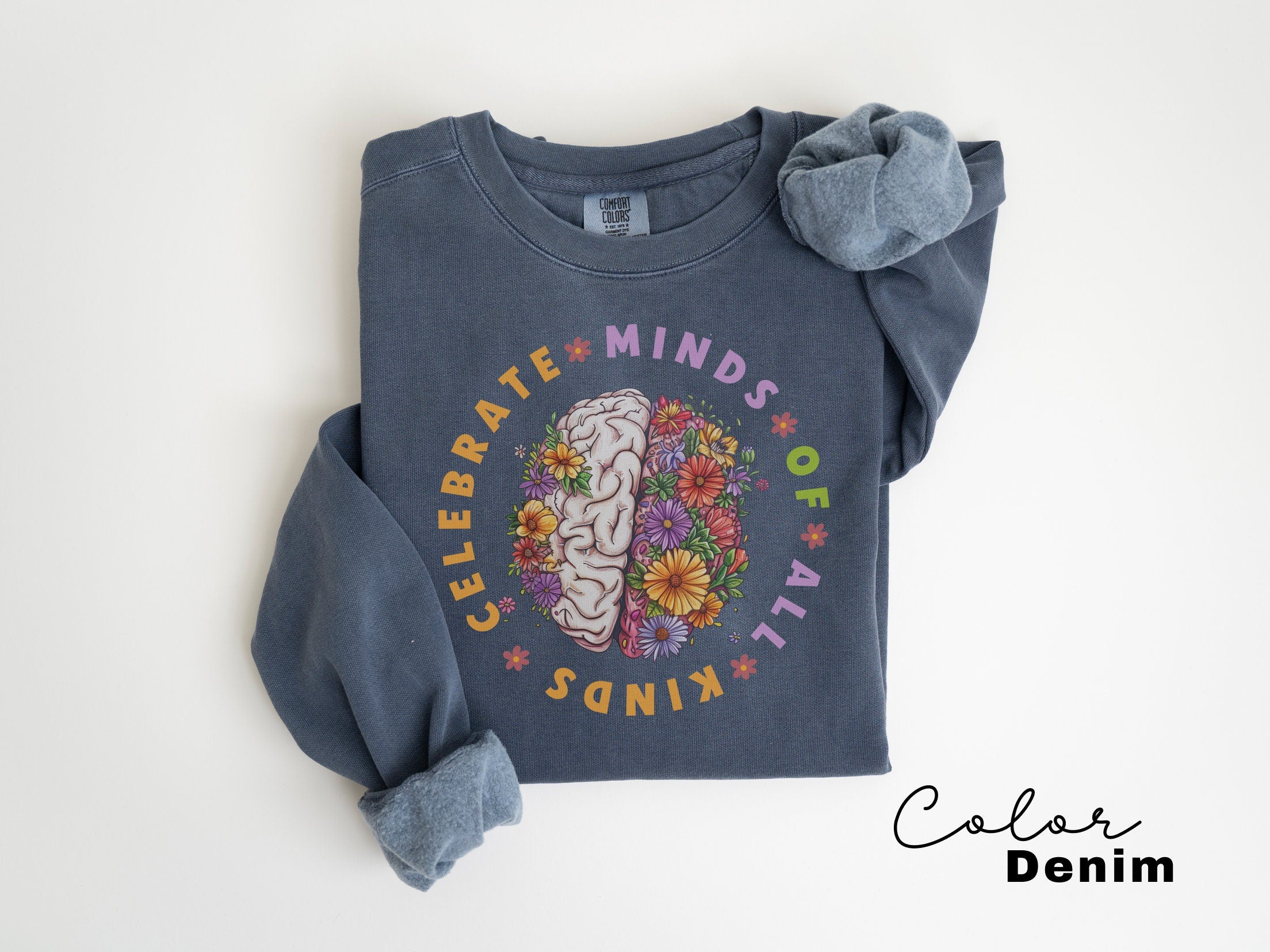 Celebrate Minds of All Kinds, Neurodiversity Shirt, Autism Awareness Shirt, ADHD Shirt, Autism Acceptance Gift for Special Education Teacher
