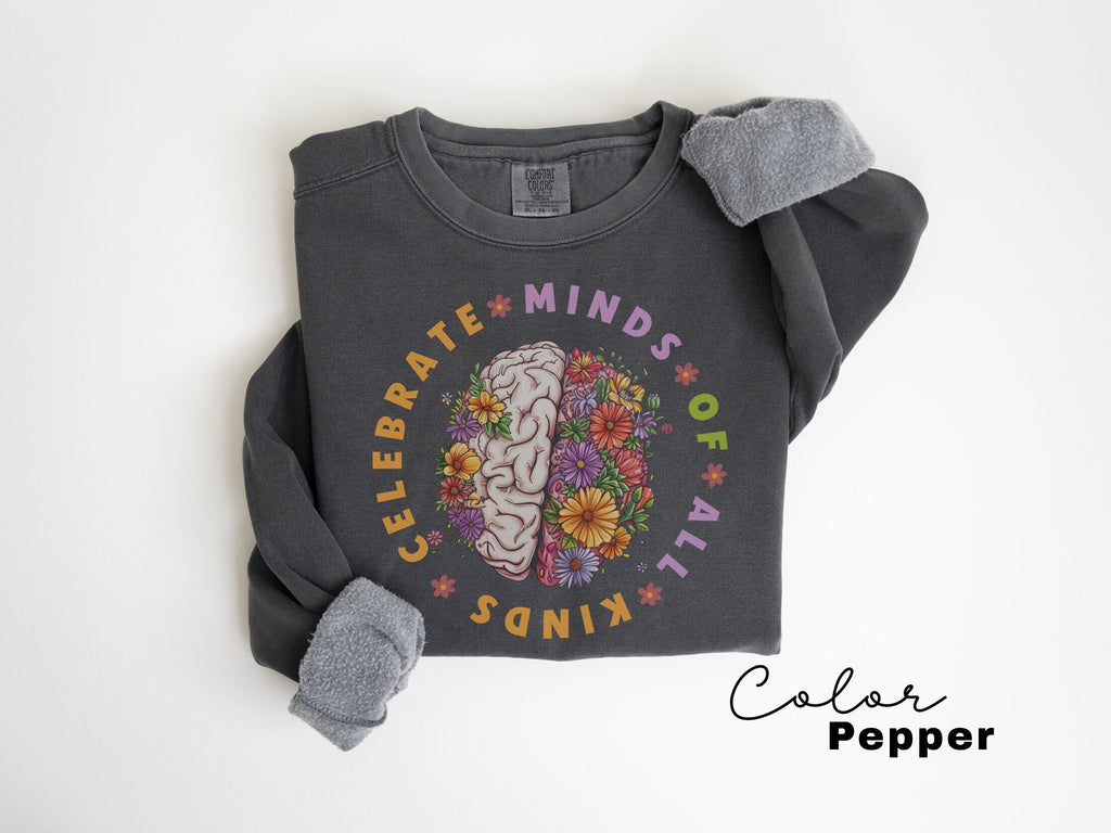 Celebrate Minds of All Kinds, Neurodiversity Shirt, Autism Awareness Shirt, ADHD Shirt, Autism Acceptance Gift for Special Education Teacher