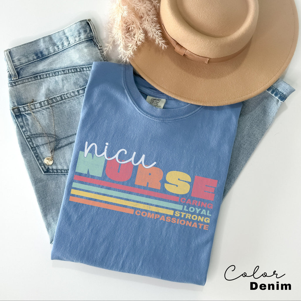 Nicu Nurse Shirt, Comfort Colors, Nicu Crew Shirts, Nicu Tshirt, Nicu Team Shirt, Nicu Crew Tee, Nurse Gift, Neonatal Intensive Care Unit