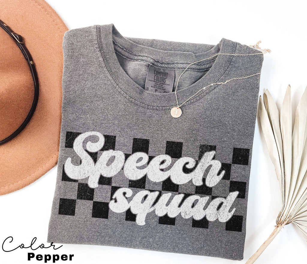 Speech Therapy Shirt, SLP Shirt, Speech Squad, Speech Pathologist, Speech Therapy, SLPA Aac Shirt, Speech Therapist, Comfort Colors Shirt