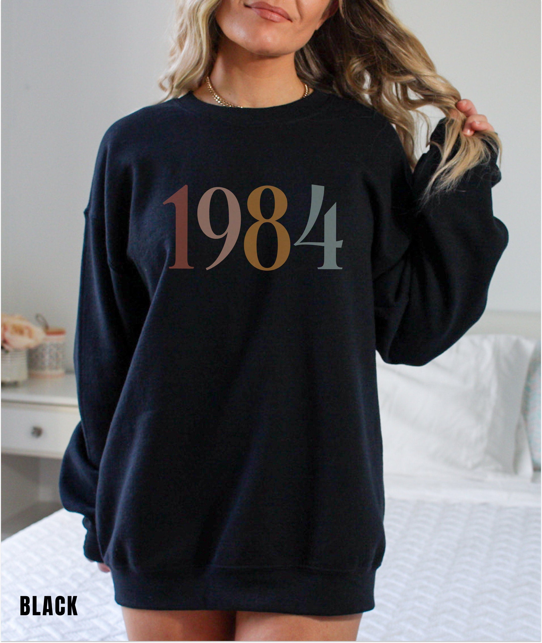 Custom Birthday Gift, Birth Year Sweatshirt, Personalized Birthday Gift, 40th Turning 40 Forty Years Old, Turning 30 Gift, Birthday Gift Mom