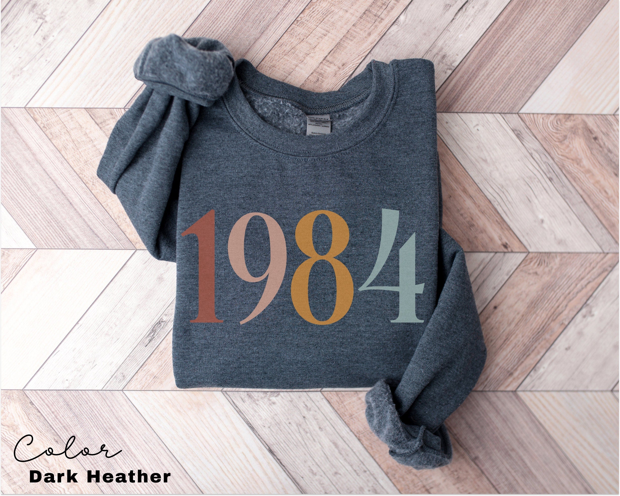 Custom Birthday Gift, Birth Year Sweatshirt, Personalized Birthday Gift, 40th Turning 40 Forty Years Old, Turning 30 Gift, Birthday Gift Mom