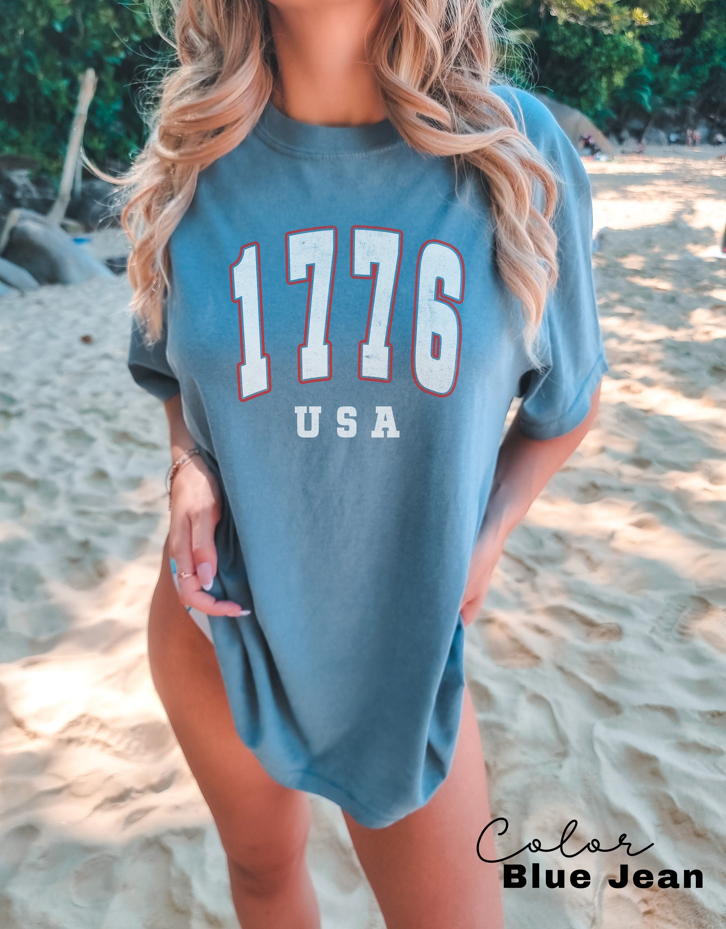 1776 USA Shirt 4th of July Shirt Big USA Tshirt USA Comfort Colors Shirt Comfort Colors Usa Flag Tee Usa Comfort Colors Tee Usa Shirt Gift