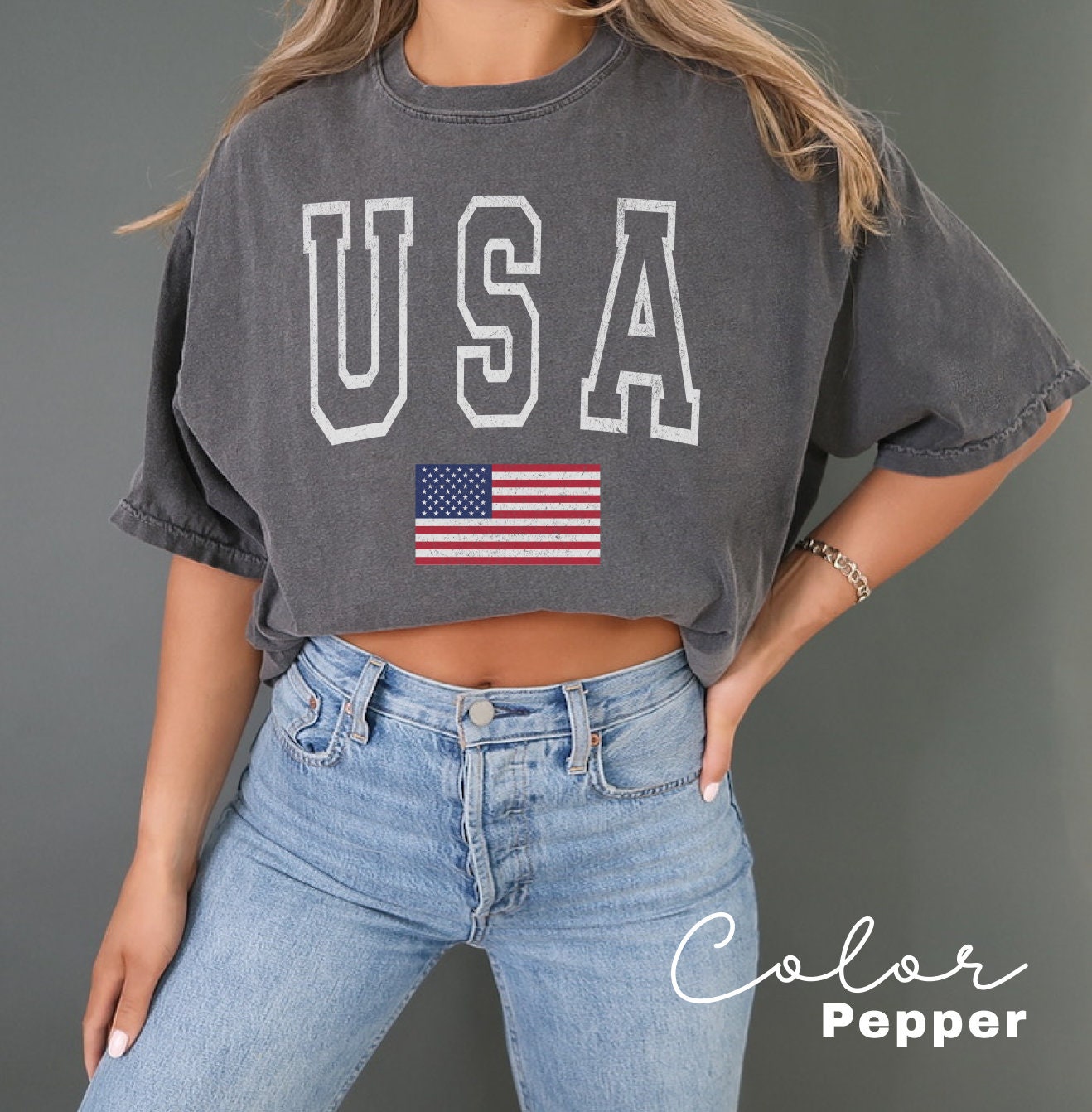 USA Flag Shirt 4th of July Shirt Big USA Tshirt USA Comfort Colors Shirt Comfort Colors Usa Flag Tee Usa Comfort Colors Tee Usa Shirt Gift