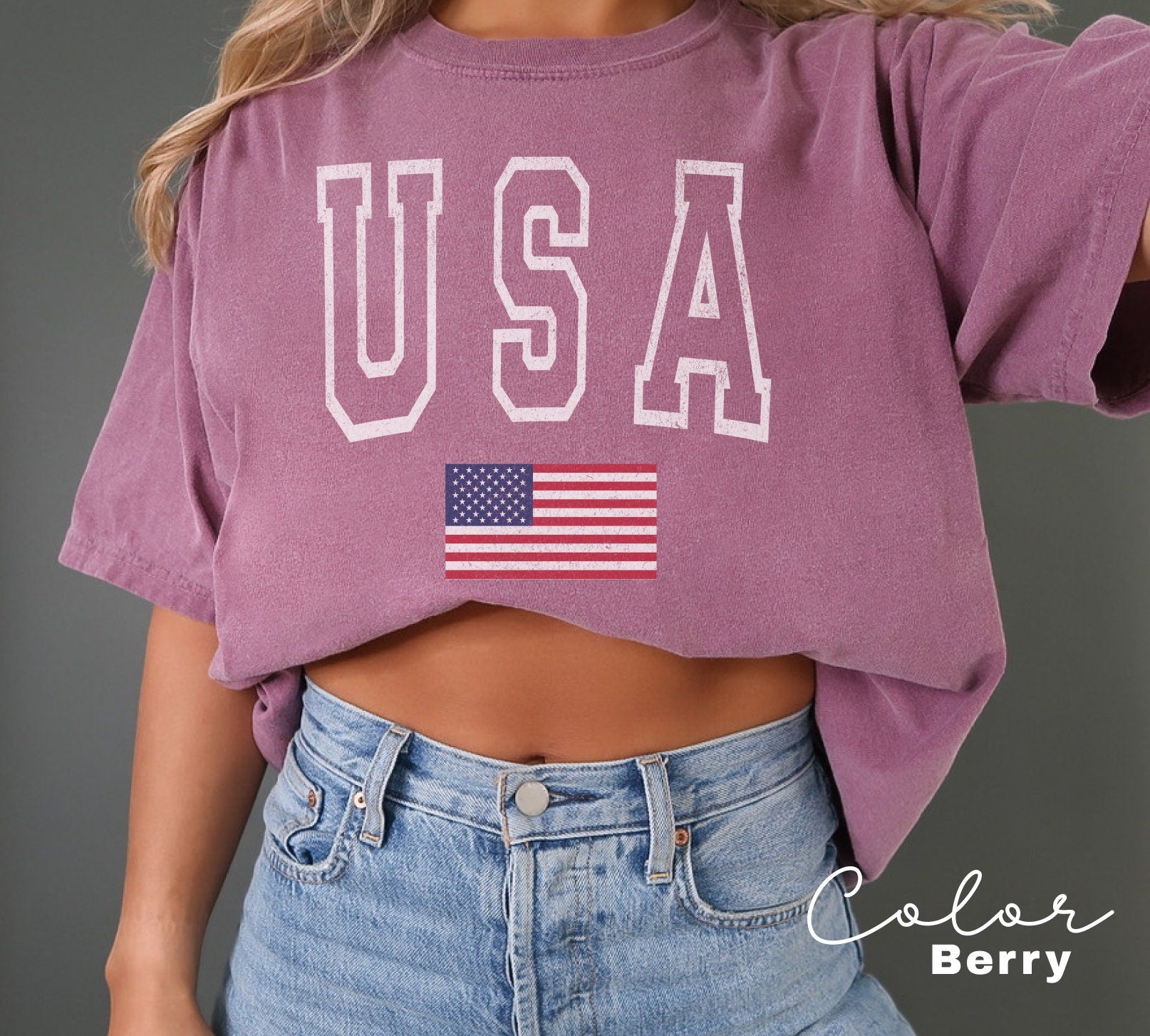 USA Flag Shirt 4th of July Shirt Big USA Tshirt USA Comfort Colors Shirt Comfort Colors Usa Flag Tee Usa Comfort Colors Tee Usa Shirt Gift