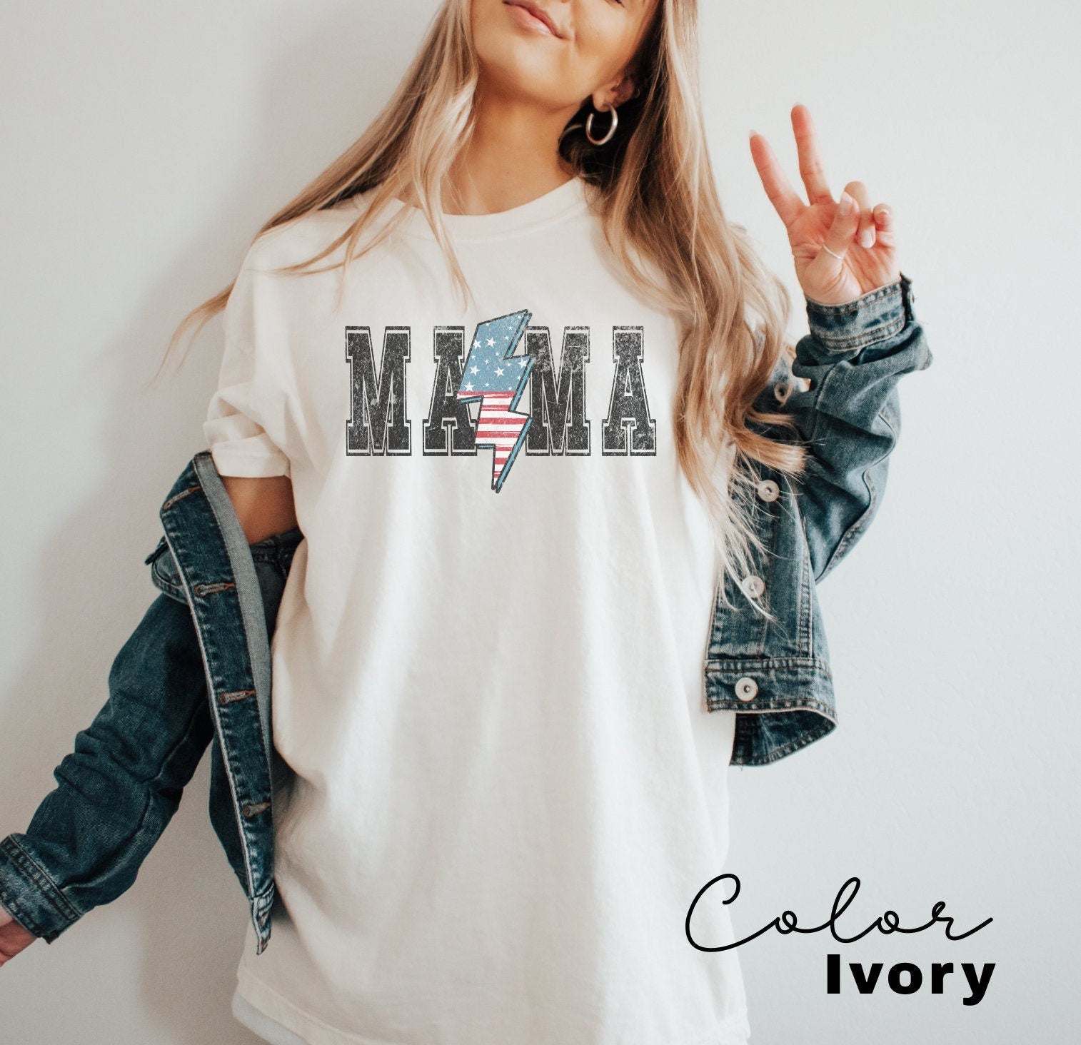 Mom USA Shirt, Summer BBQ t-shirt, America Tee, Comfort Colors® Women's 4th of July, Fourth of July Shirt, Patriotic Shirt, America