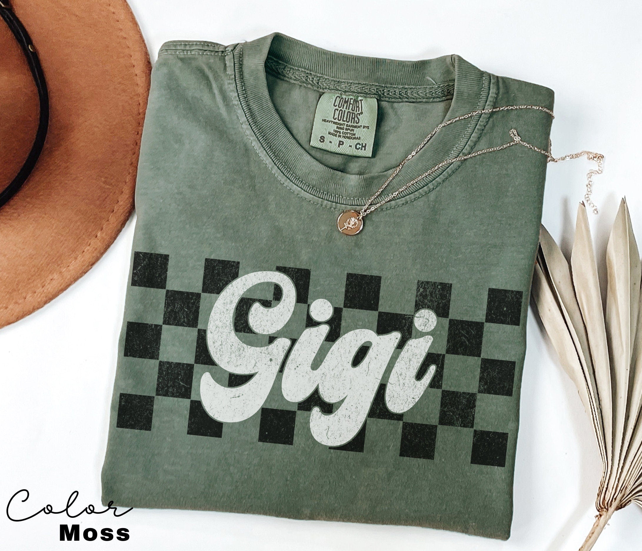 Gigi Shirt Retro, Mothers Day Gift For Grandma, New Nana Announcement, Granny Shirt, Gigi Gift, Mimi Shirt, Nonny Shirt, Checkerboard Retro