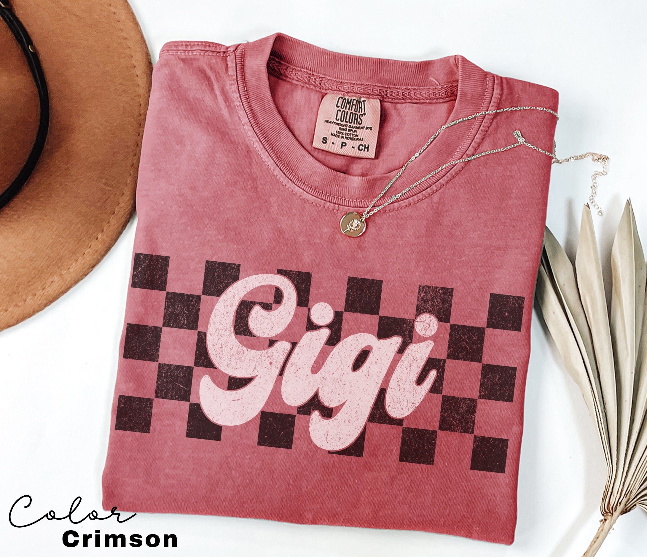 Gigi Shirt Retro, Mothers Day Gift For Grandma, New Nana Announcement, Granny Shirt, Gigi Gift, Mimi Shirt, Nonny Shirt, Checkerboard Retro